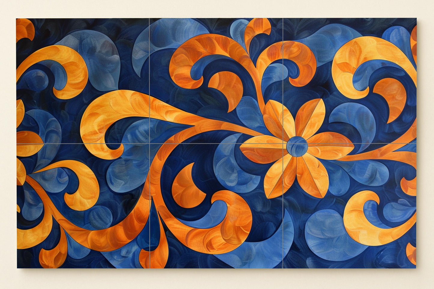 Floral — Botanical Landscape · Ceramic Tile Mural