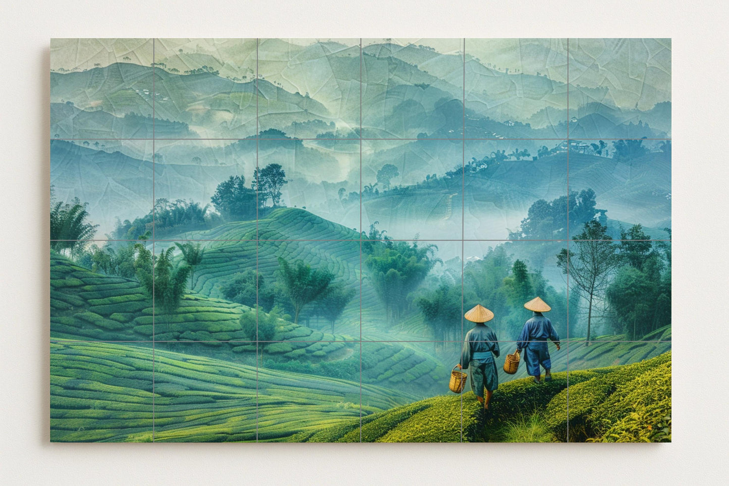 Countryside in terrazas — Kitchen & Country Scene · Ceramic Tile Mural