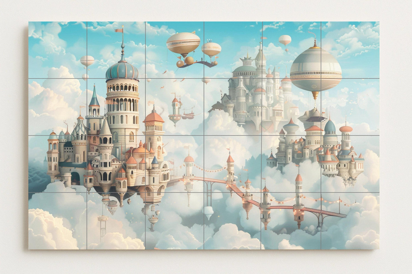 Mural de palacio flotante
