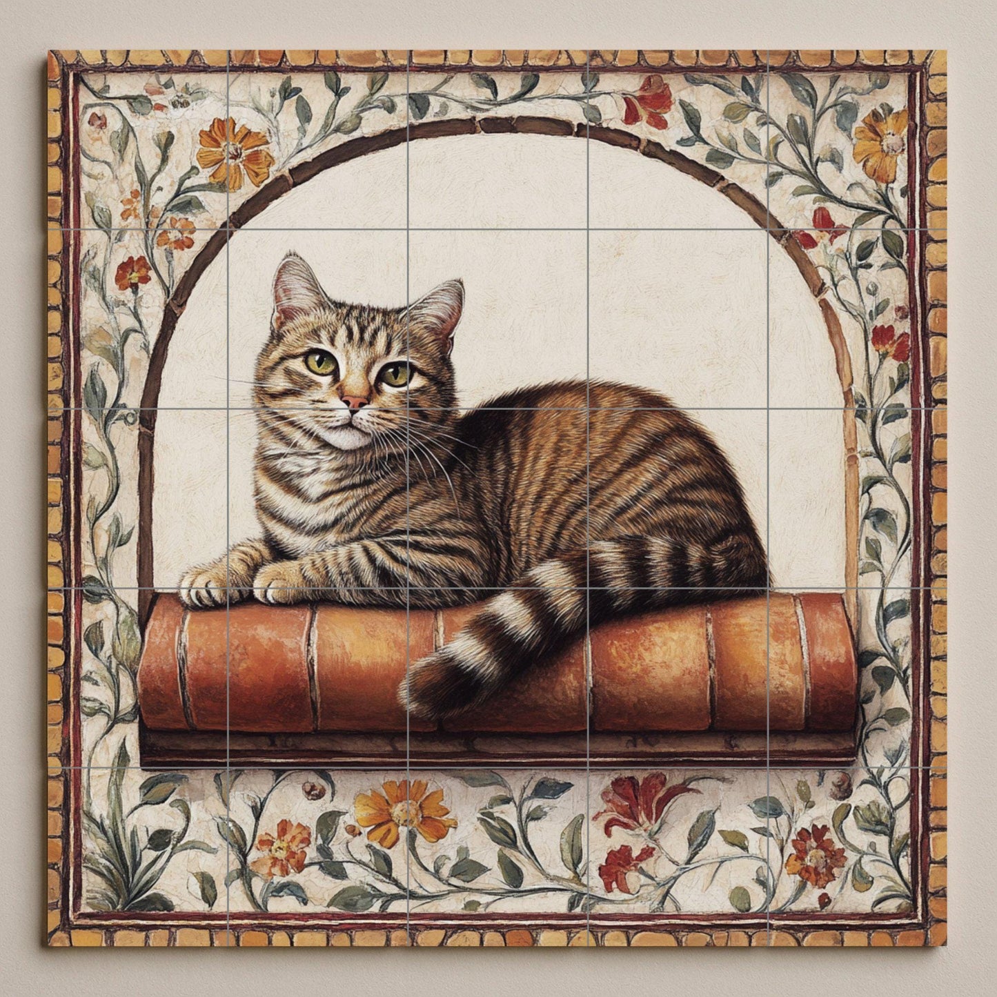 Fliesenbild Katze atigrado — Garten- & Natur-Dekor