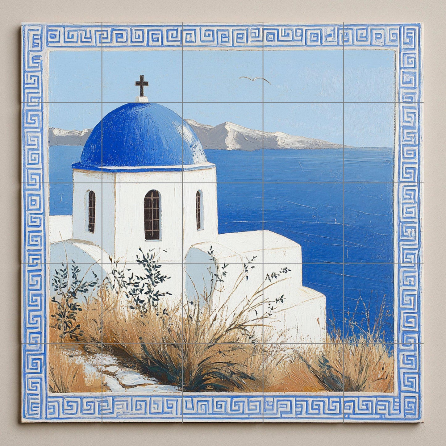 Horizonte du Égée — Art Marin et Côtier, Art Mural en Céramique