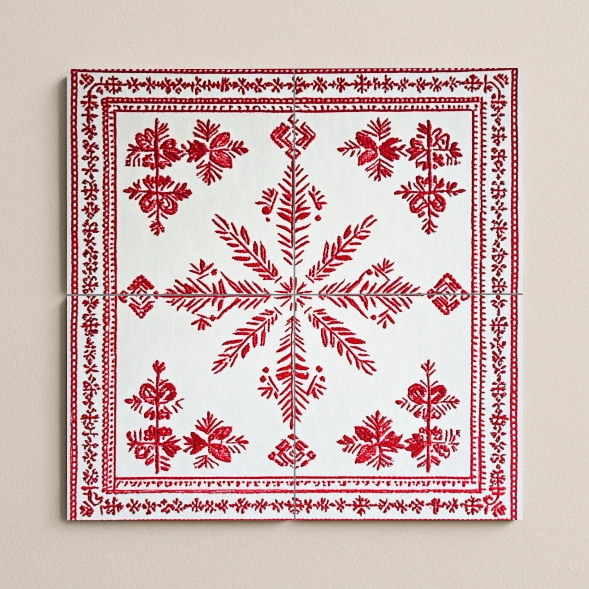 Cerámica — Fresque Murale en Carreaux de Céramique · Fresque à Motifs Décoratifs