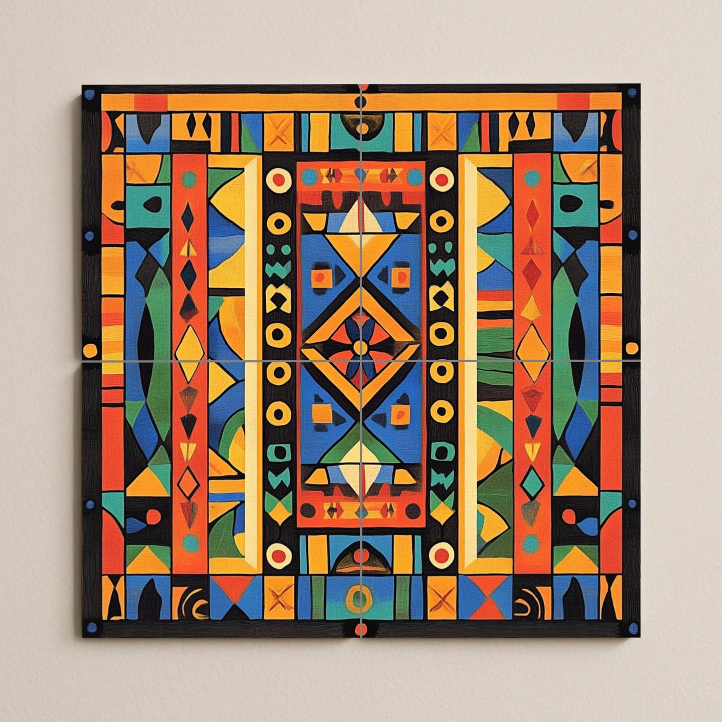 Cerámica — Murale in Piastrelle di Ceramica · Decoro d'Arte Popolare