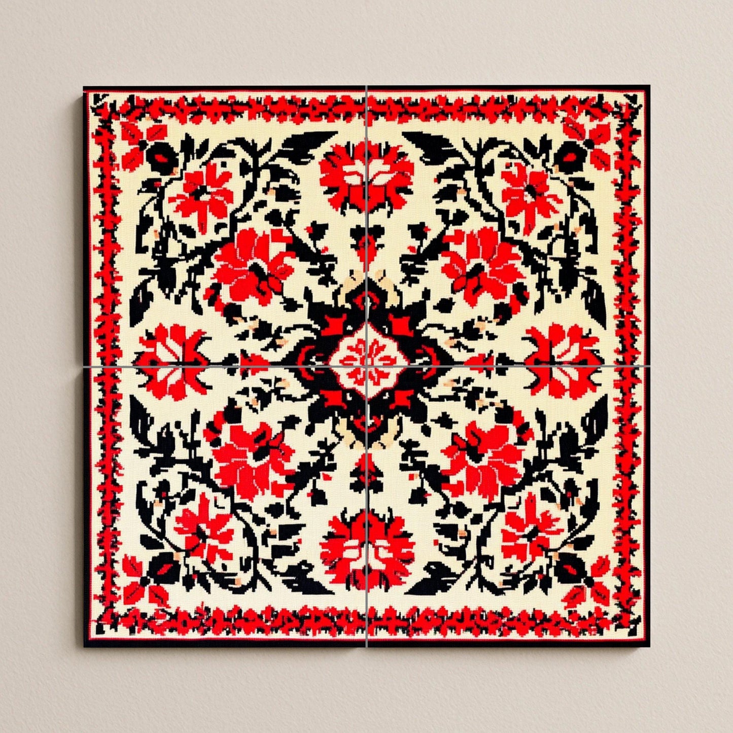 Ceramic Tile Mural: Folclórico búlgaro — Nature Wall Art