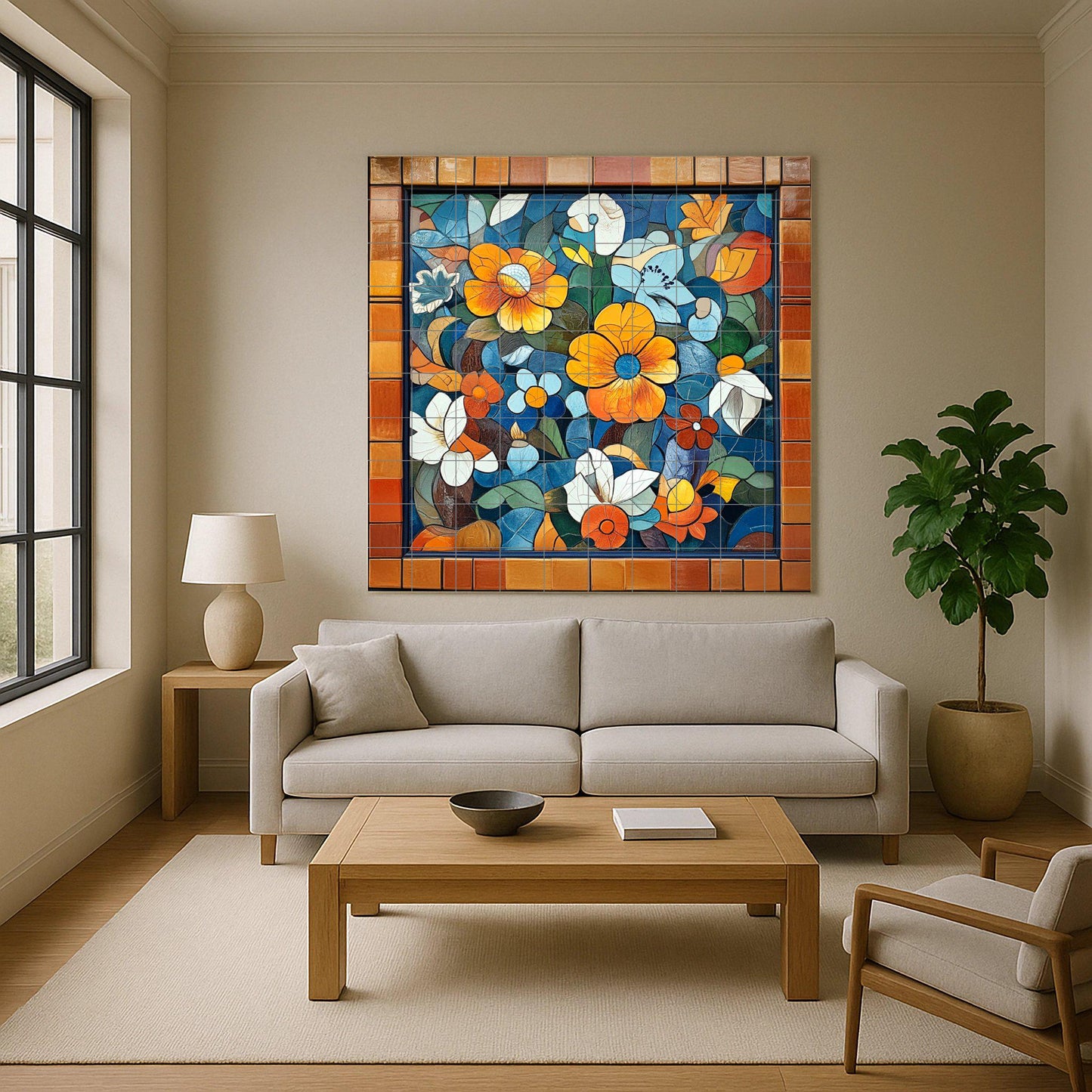 Modernista catalán — Nature Wall Art · Tile Wall Art