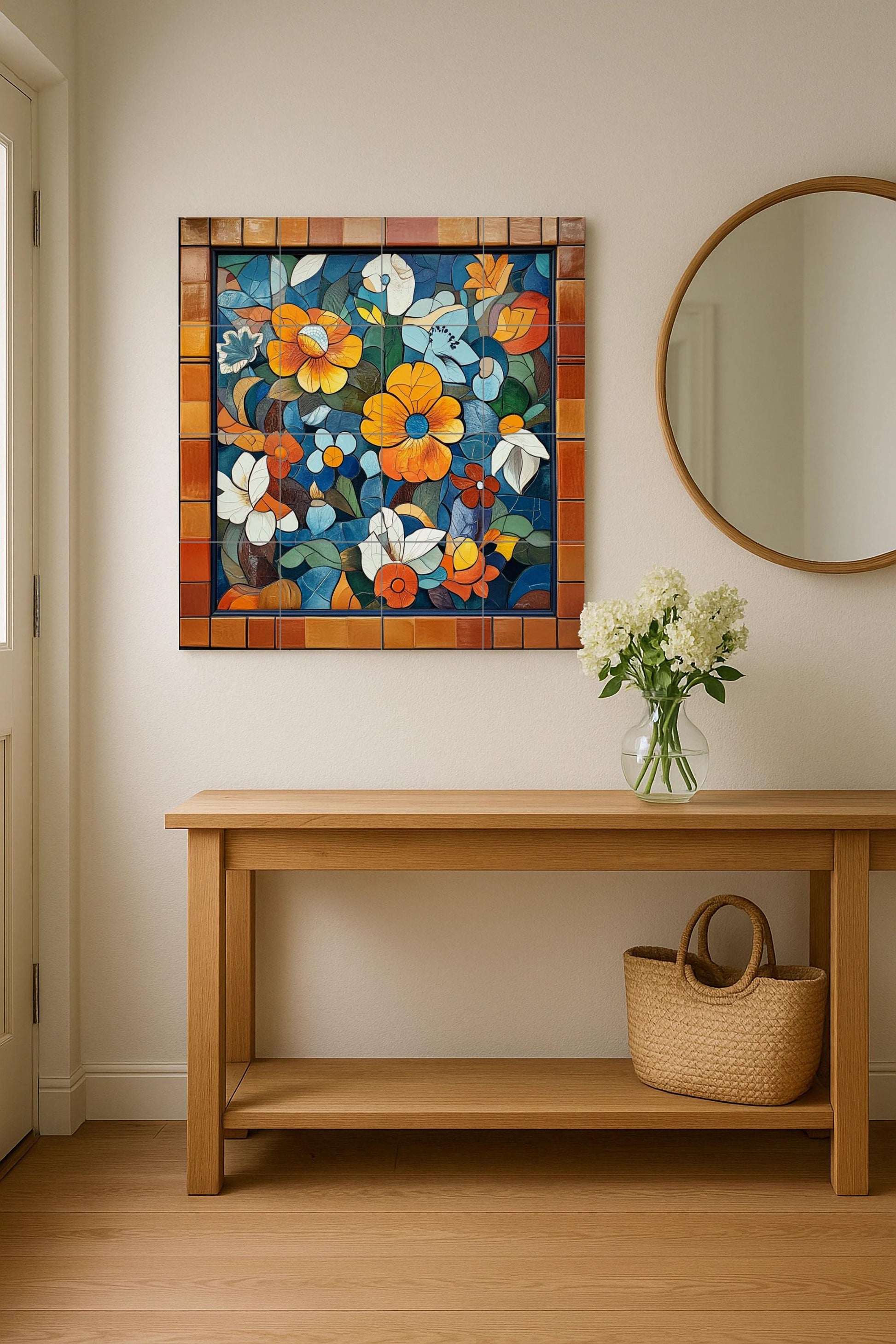 Modernista catalán — Nature Wall Art · Tile Wall Art