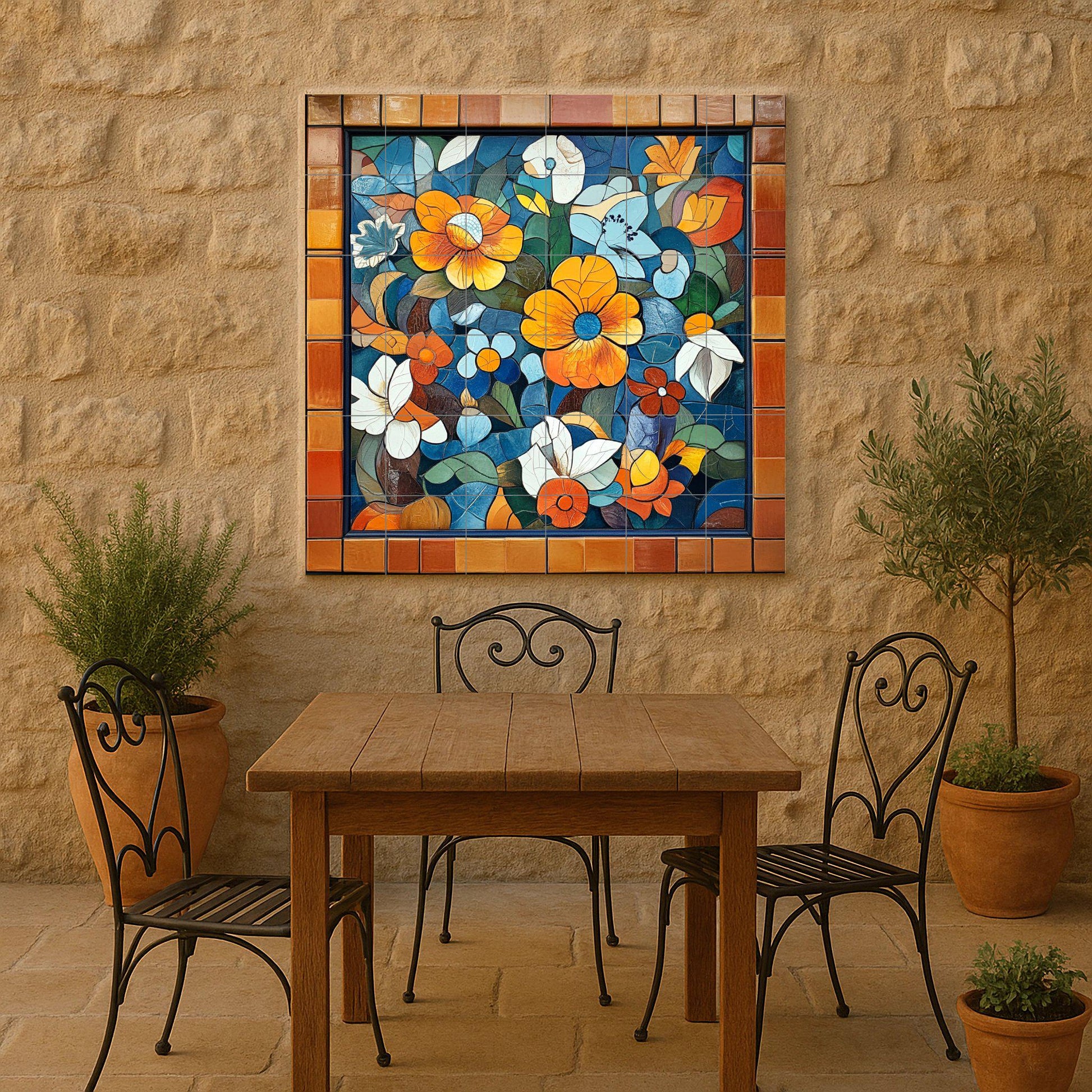 Modernista catalán — Nature Wall Art · Tile Wall Art