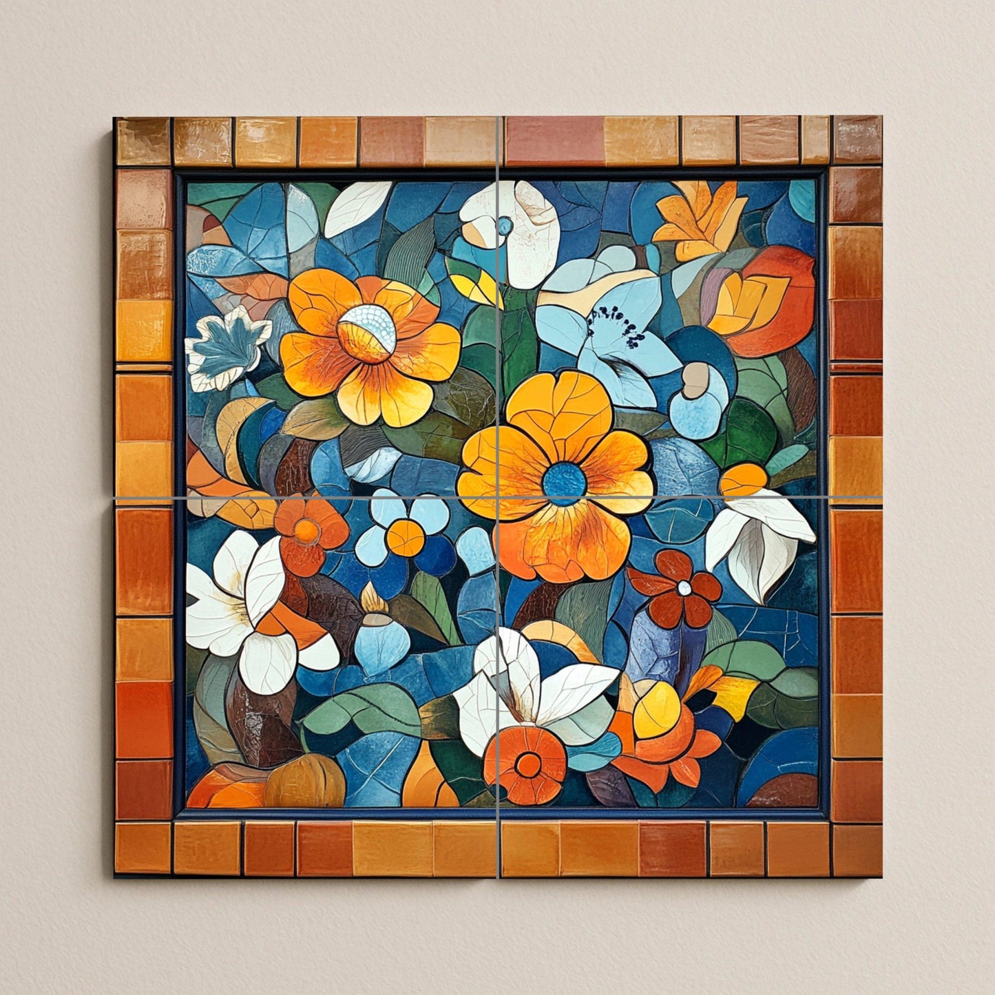 Modernista catalán — Nature Wall Art · Tile Wall Art