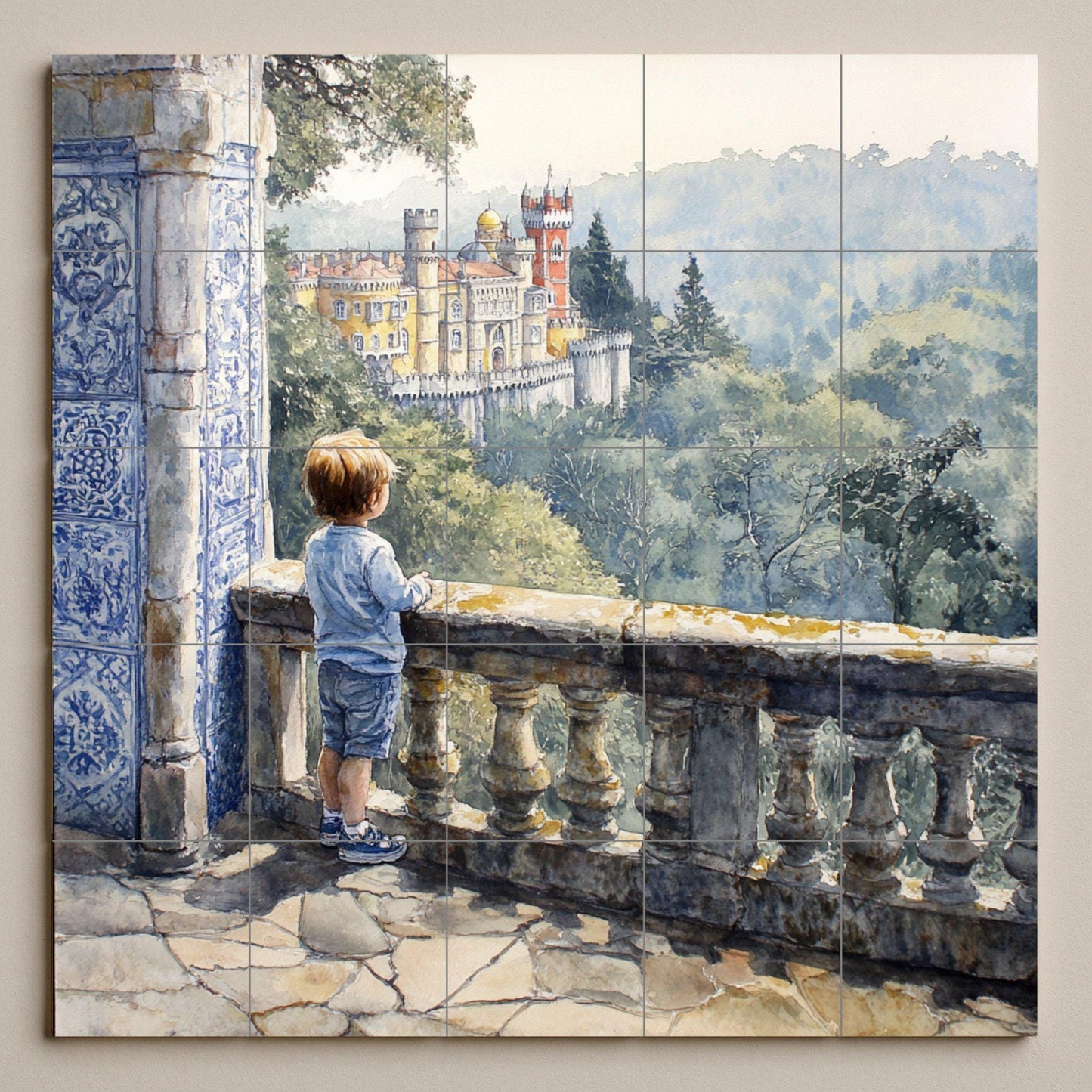 Mural cerámico del Palacio de los Niños