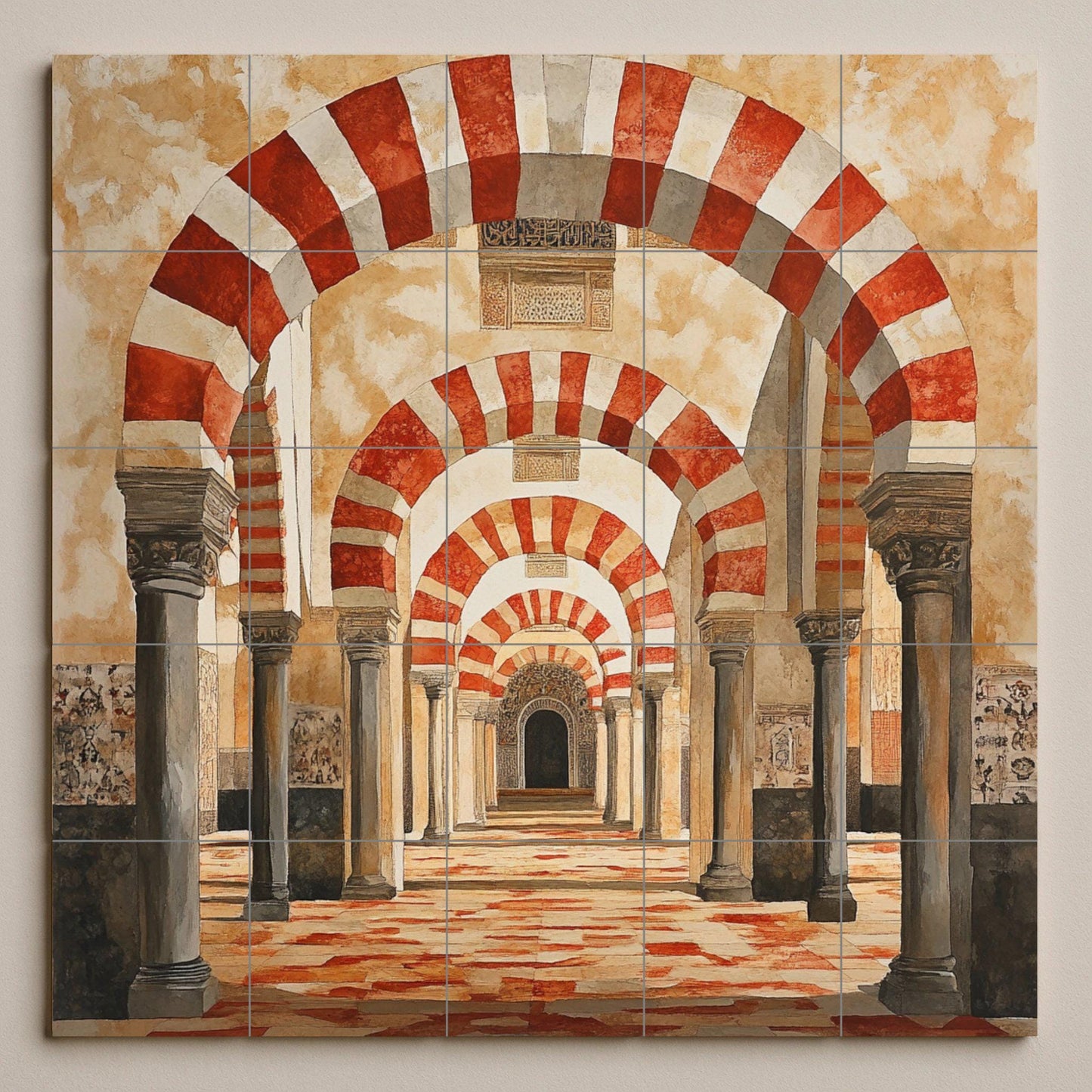 Cordobés — Folk & Ornamental Art · Ceramic Tile Mural