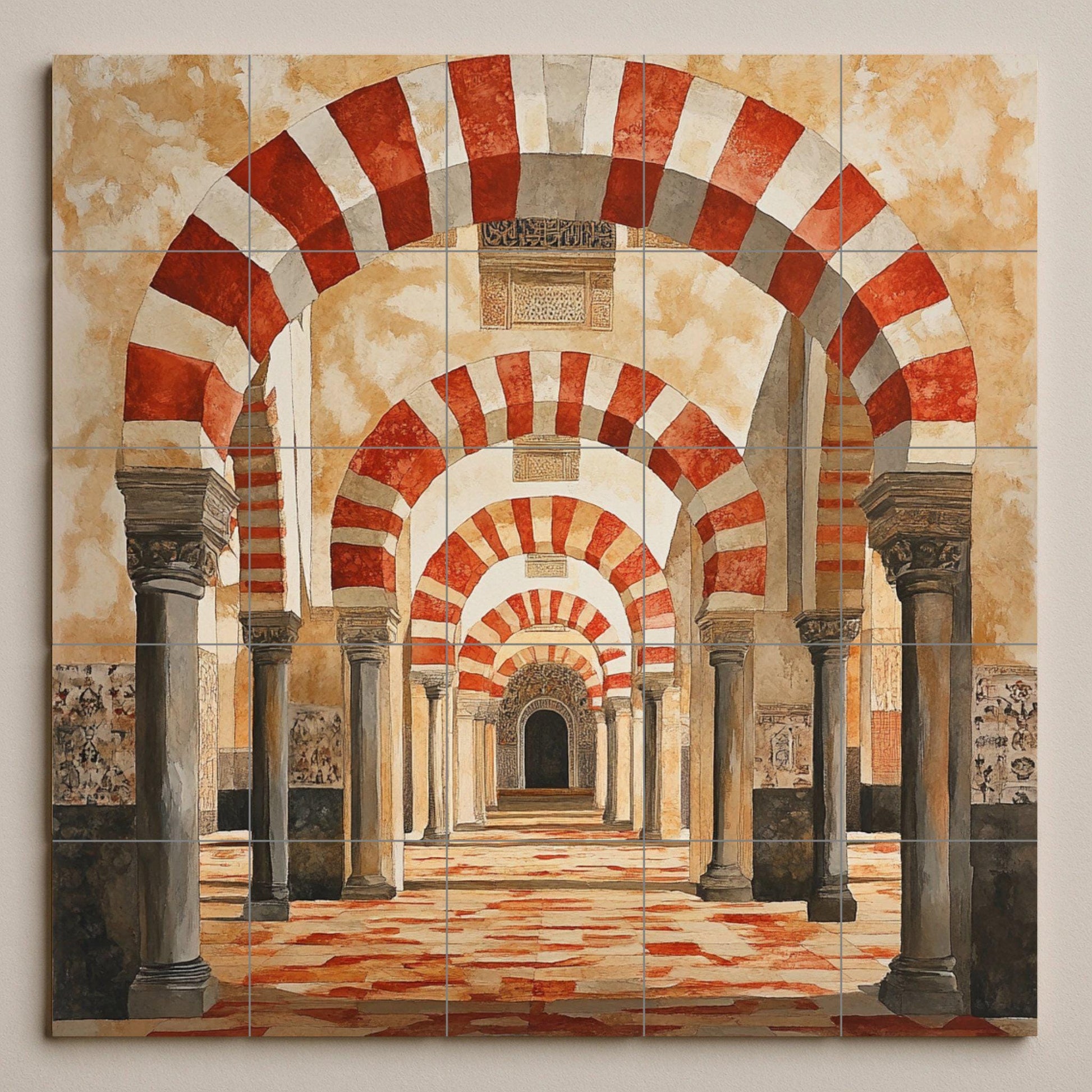 Cordobés — Folk & Ornamental Art · Ceramic Tile Mural