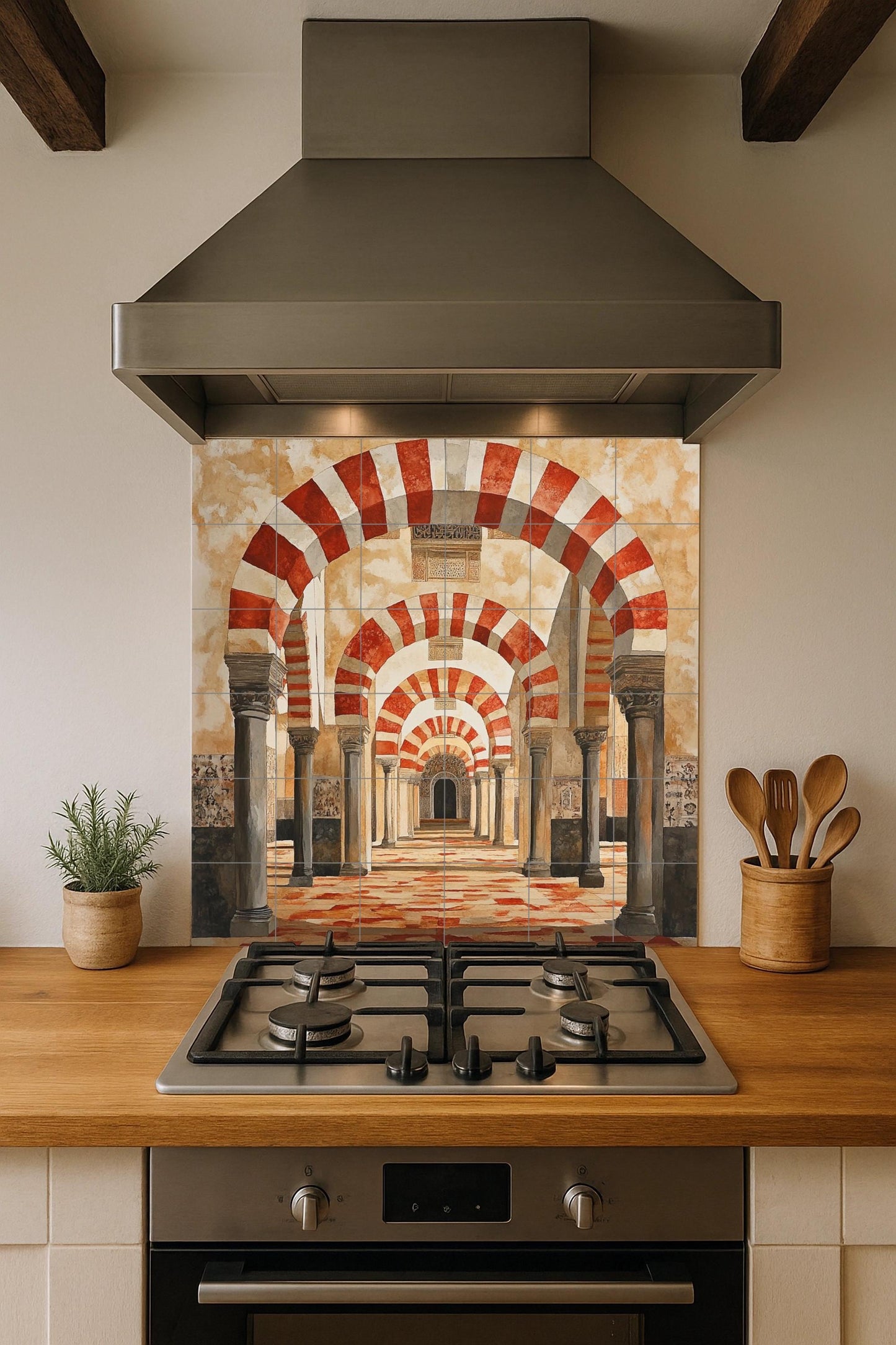 Cordobés — Folk & Ornamental Art · Ceramic Tile Mural