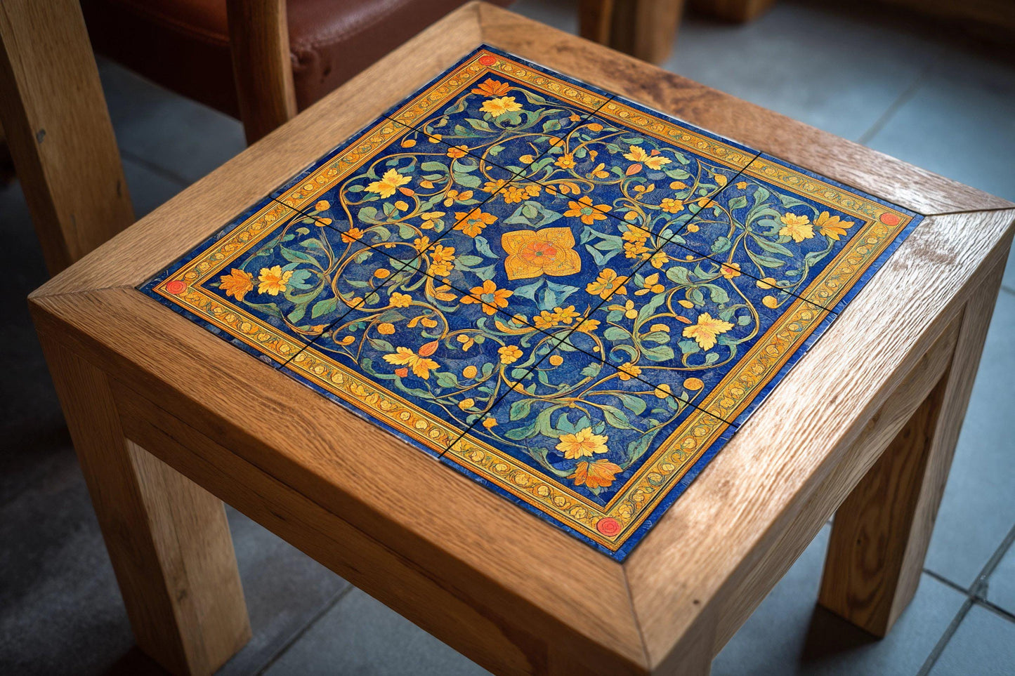 Cerámica cloisonné georgiana — Fresque Murale en Carreaux de Céramique · Décor Jardin et Nature