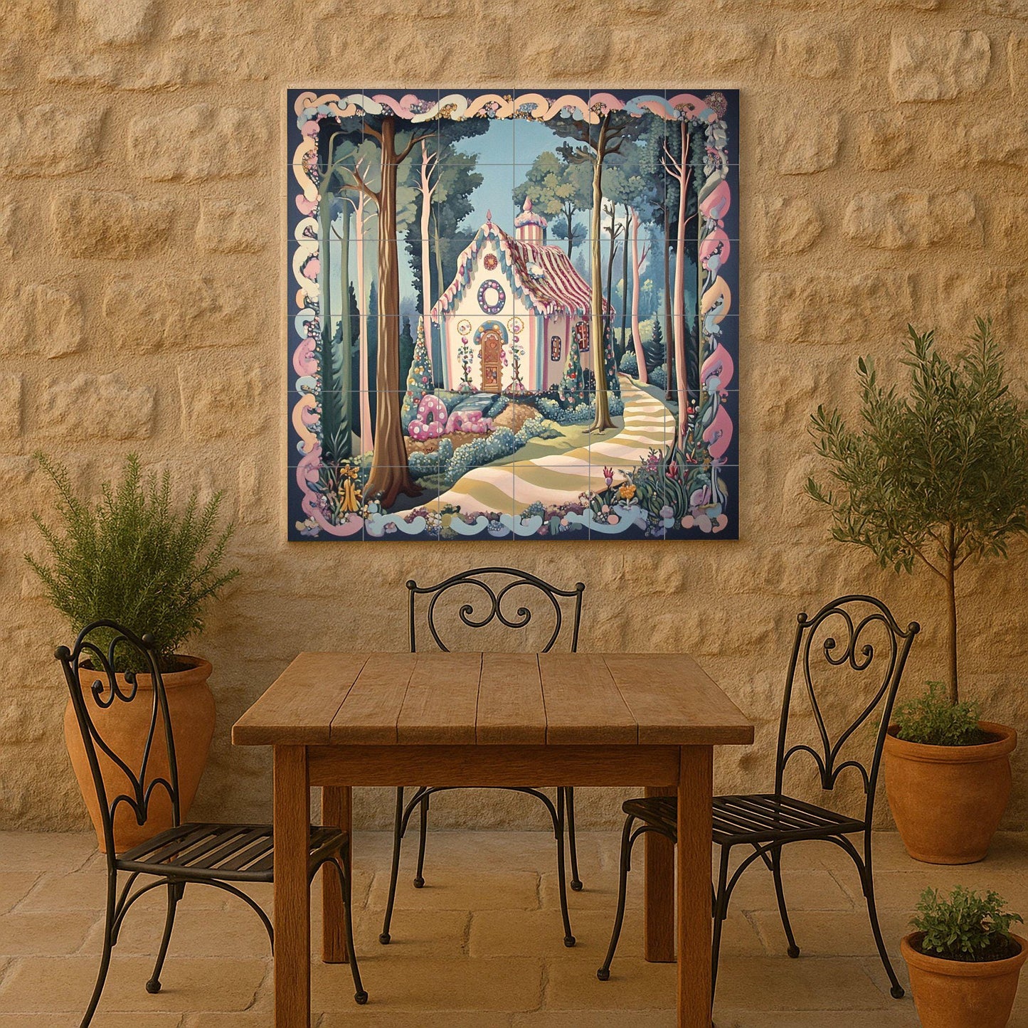 Hansel e Gretel · Murale Ceramico — Leggende ed Epica