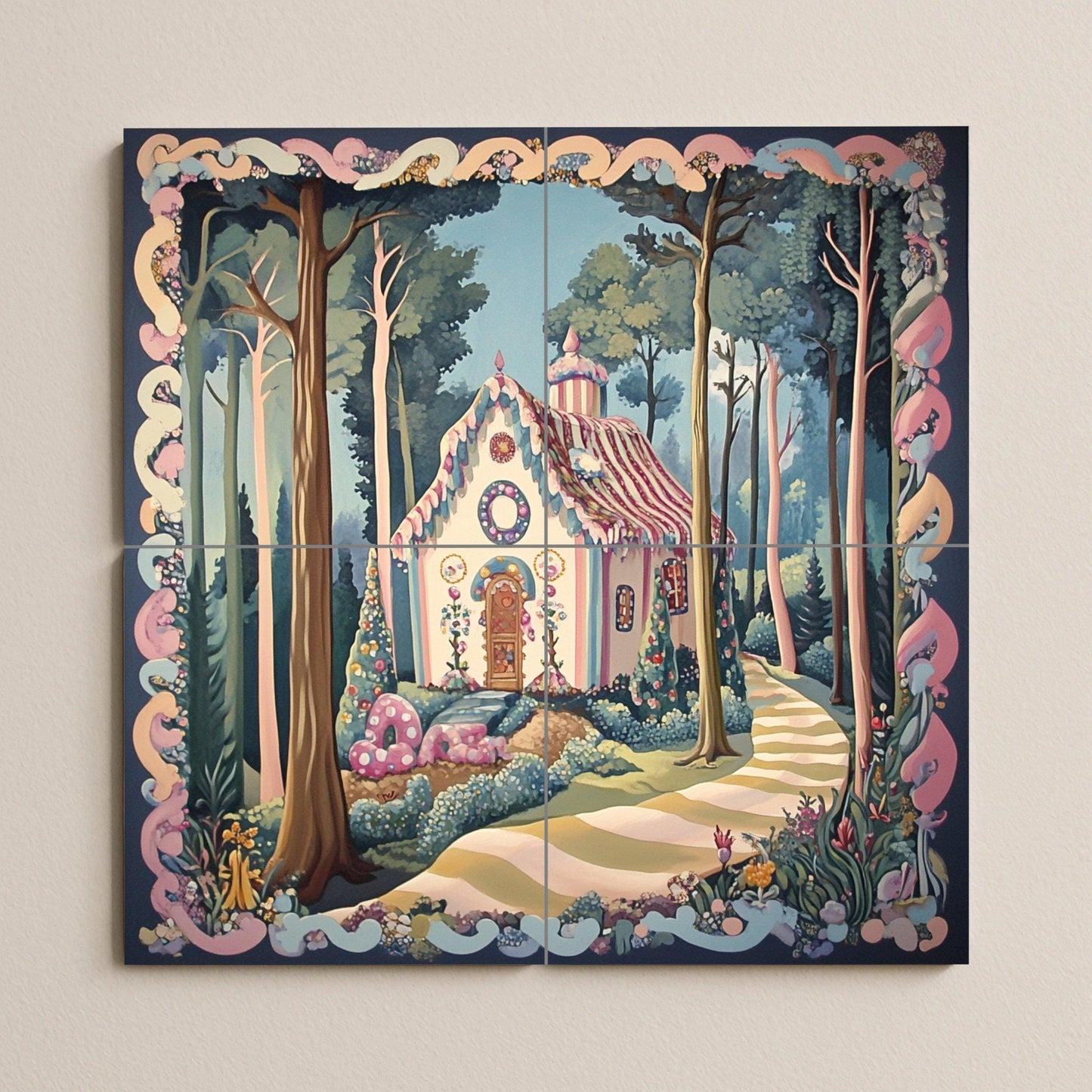 Hansel e Gretel · Murale Ceramico — Leggende ed Epica