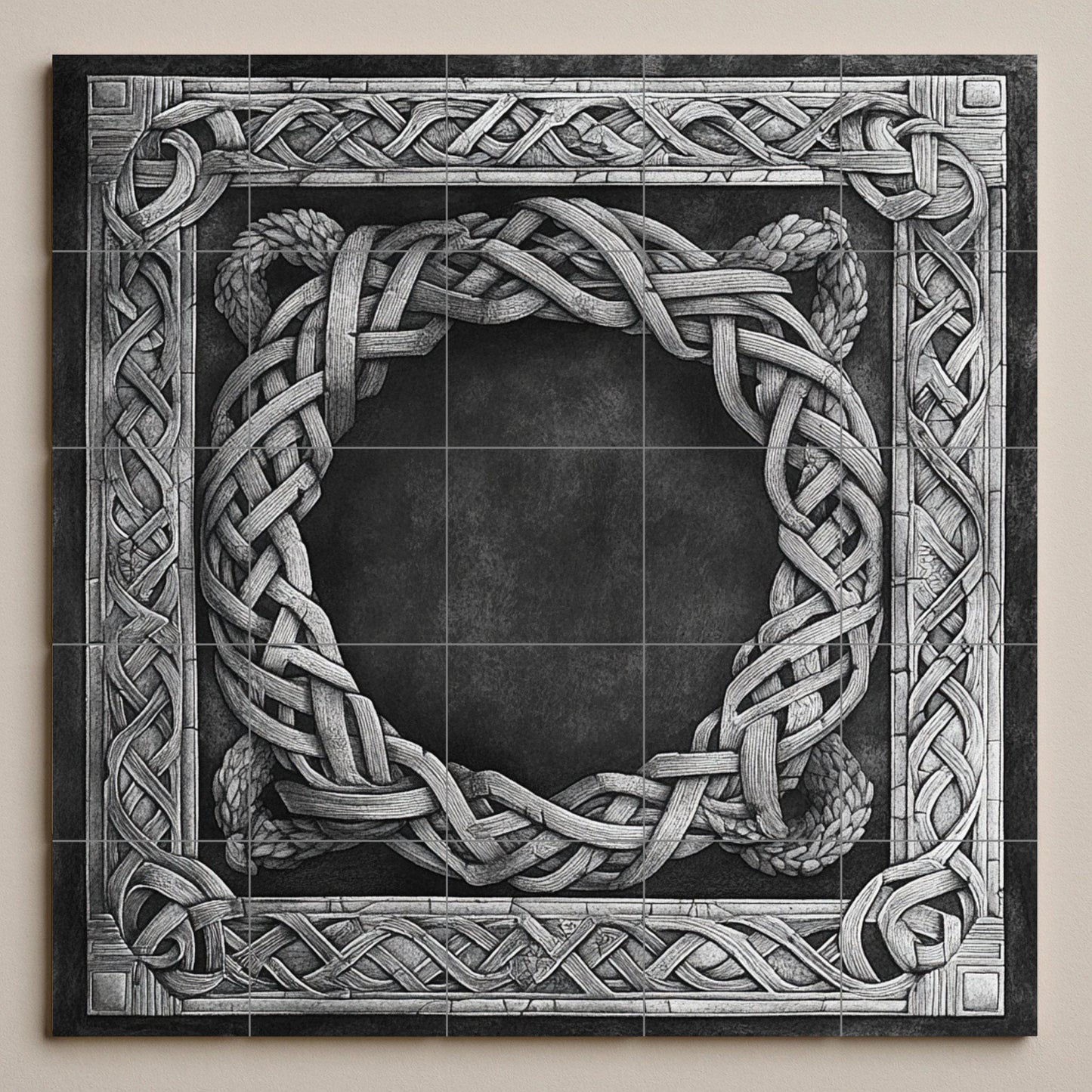 Fliesenbild Cantería Nordisch — Mythologische Wandkunst