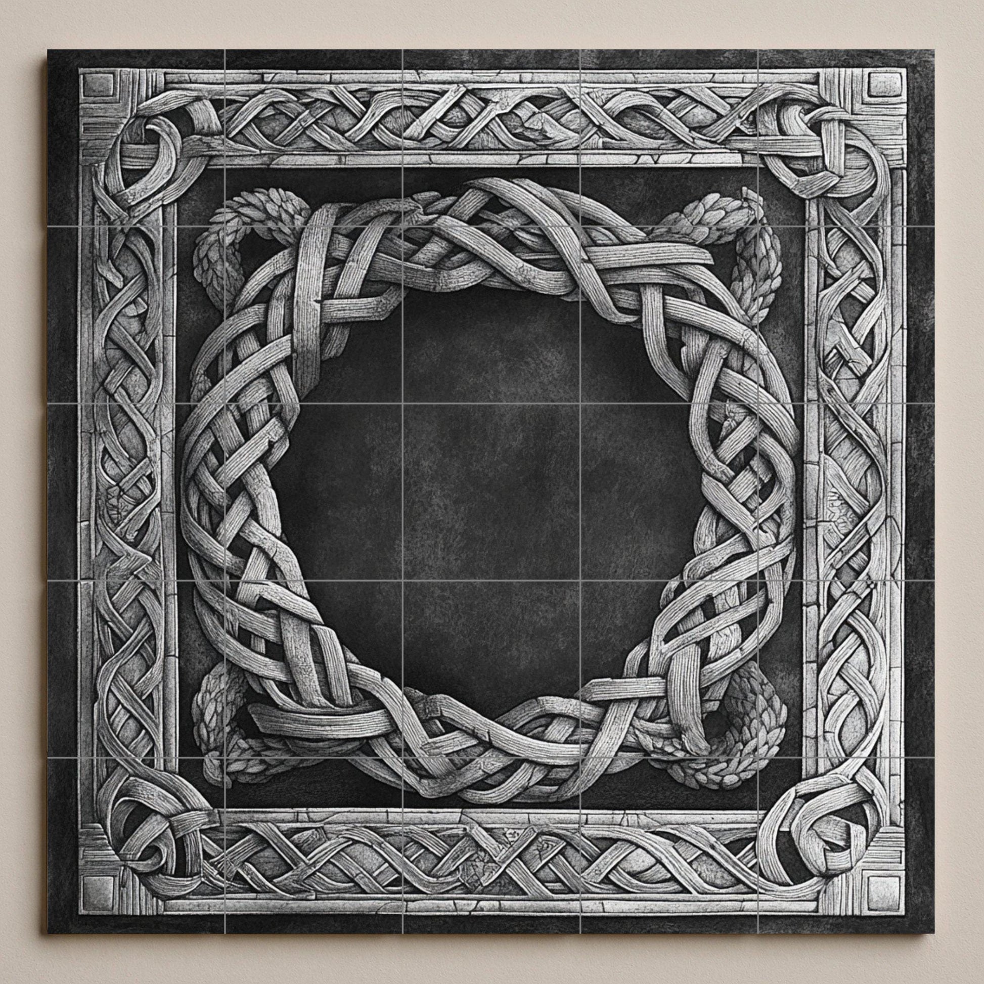 Fliesenbild Cantería Nordisch — Mythologische Wandkunst