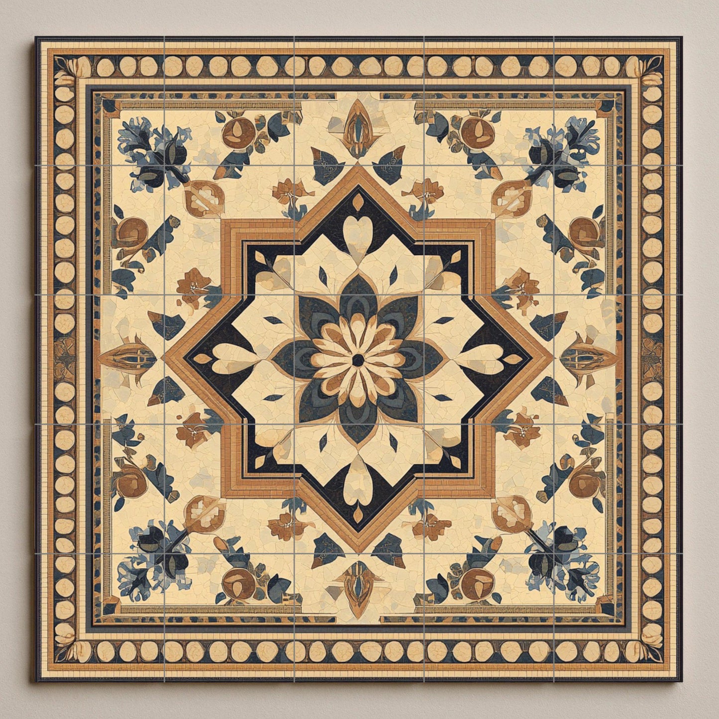 En tonos desérticos — Nature Wall Art · Ceramic Tile Mural