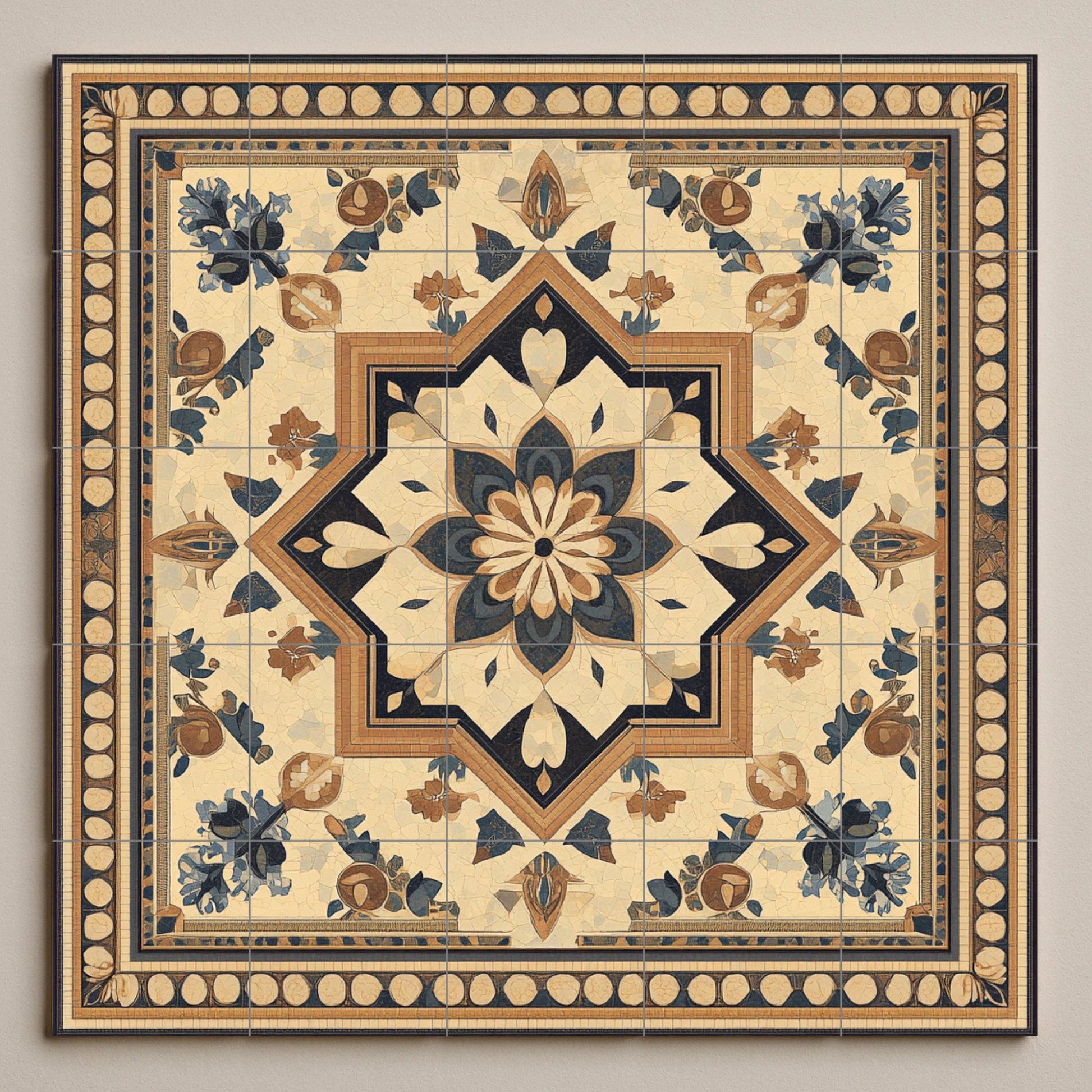 En tonos desérticos — Nature Wall Art · Ceramic Tile Mural
