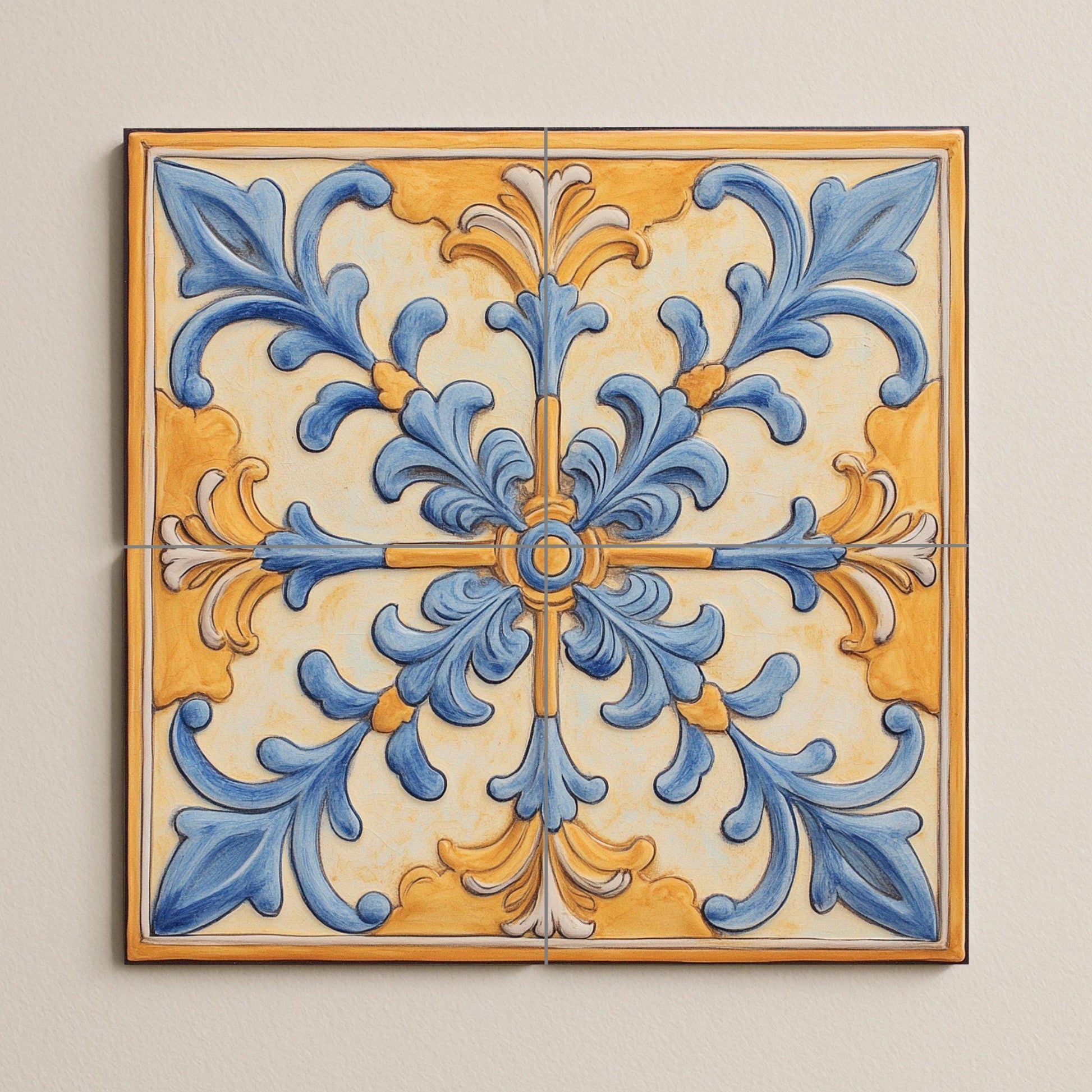 Mediterranean — Culinary Wall Décor · Ceramic Tile Mural