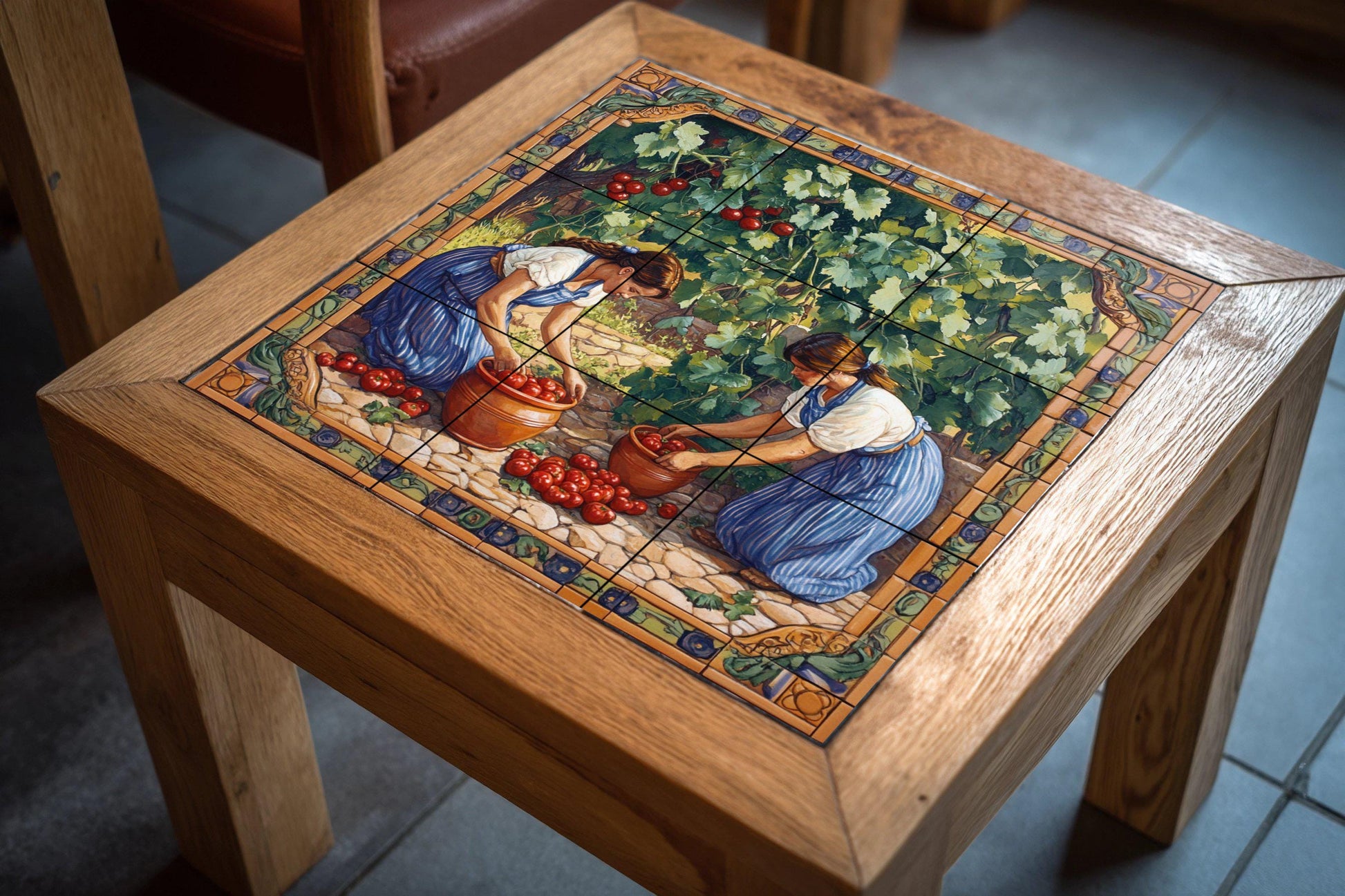 Mediterranean — Culinary Wall Décor · Ceramic Tile Mural
