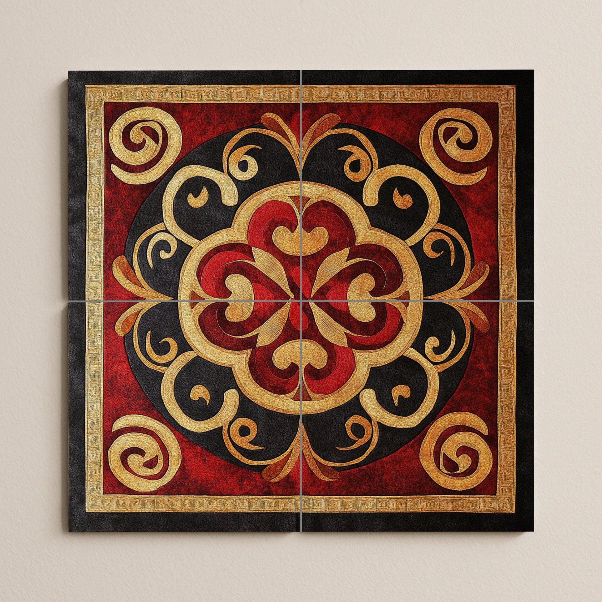 Mural cerámico ornamental