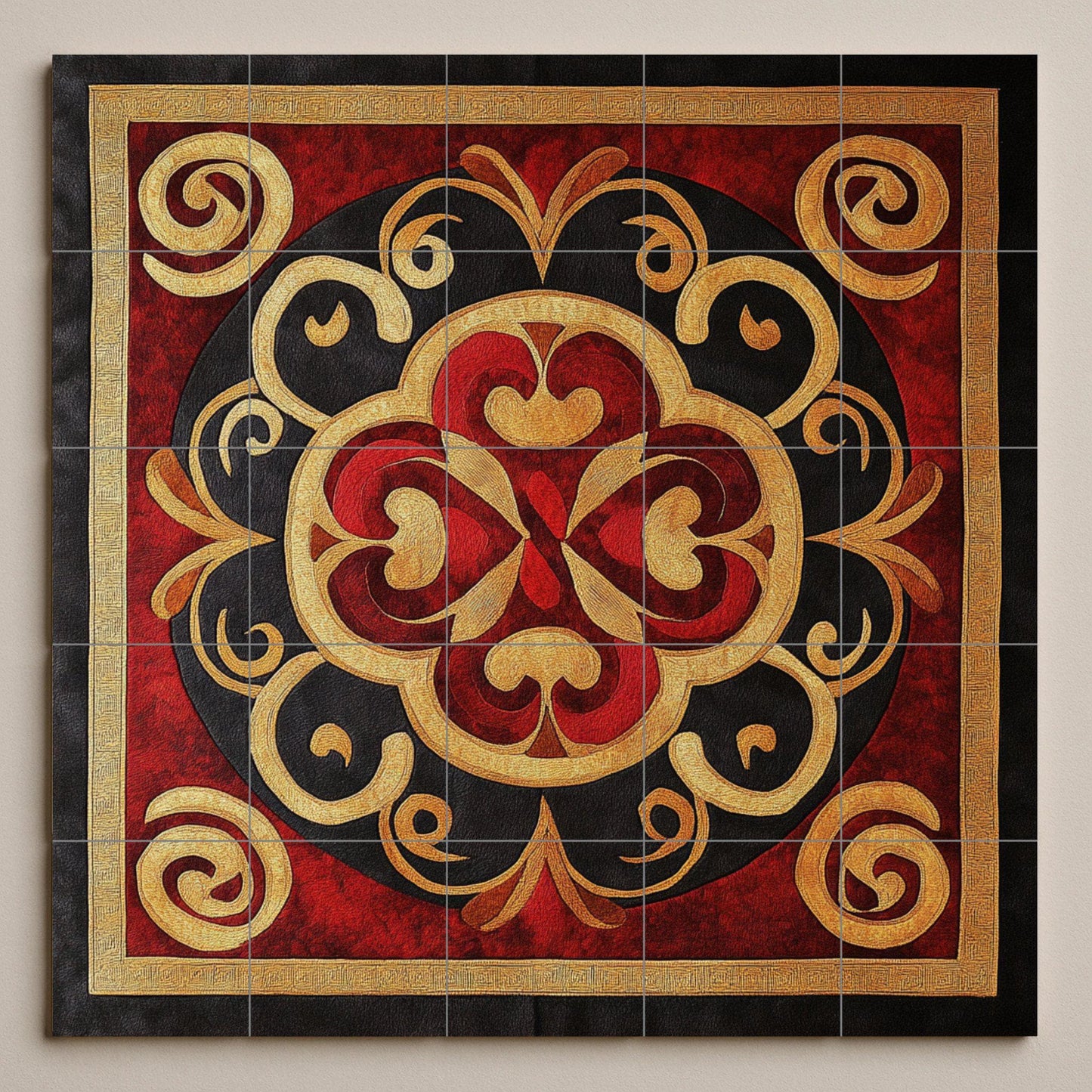 Mural cerámico ornamental