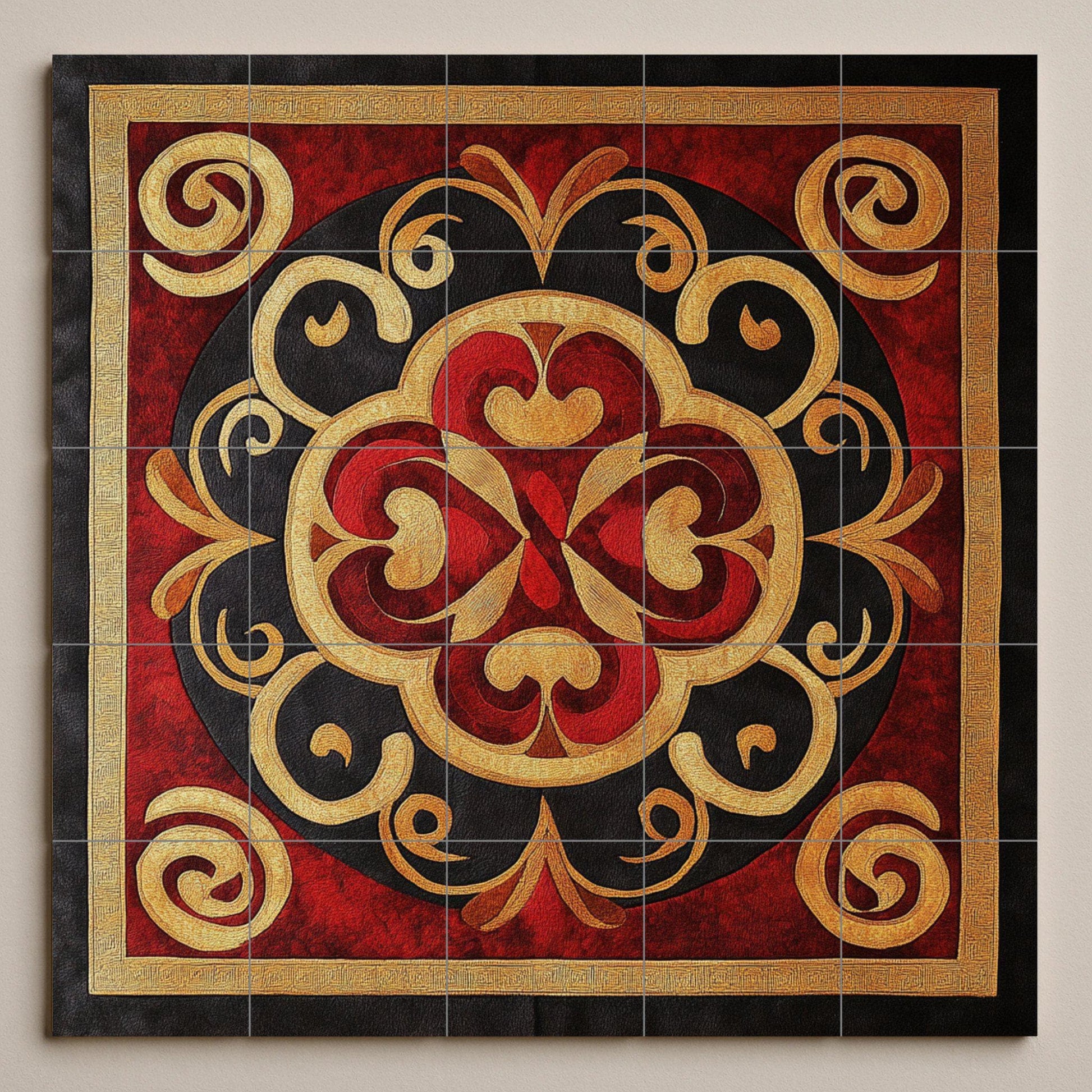 Mural cerámico ornamental