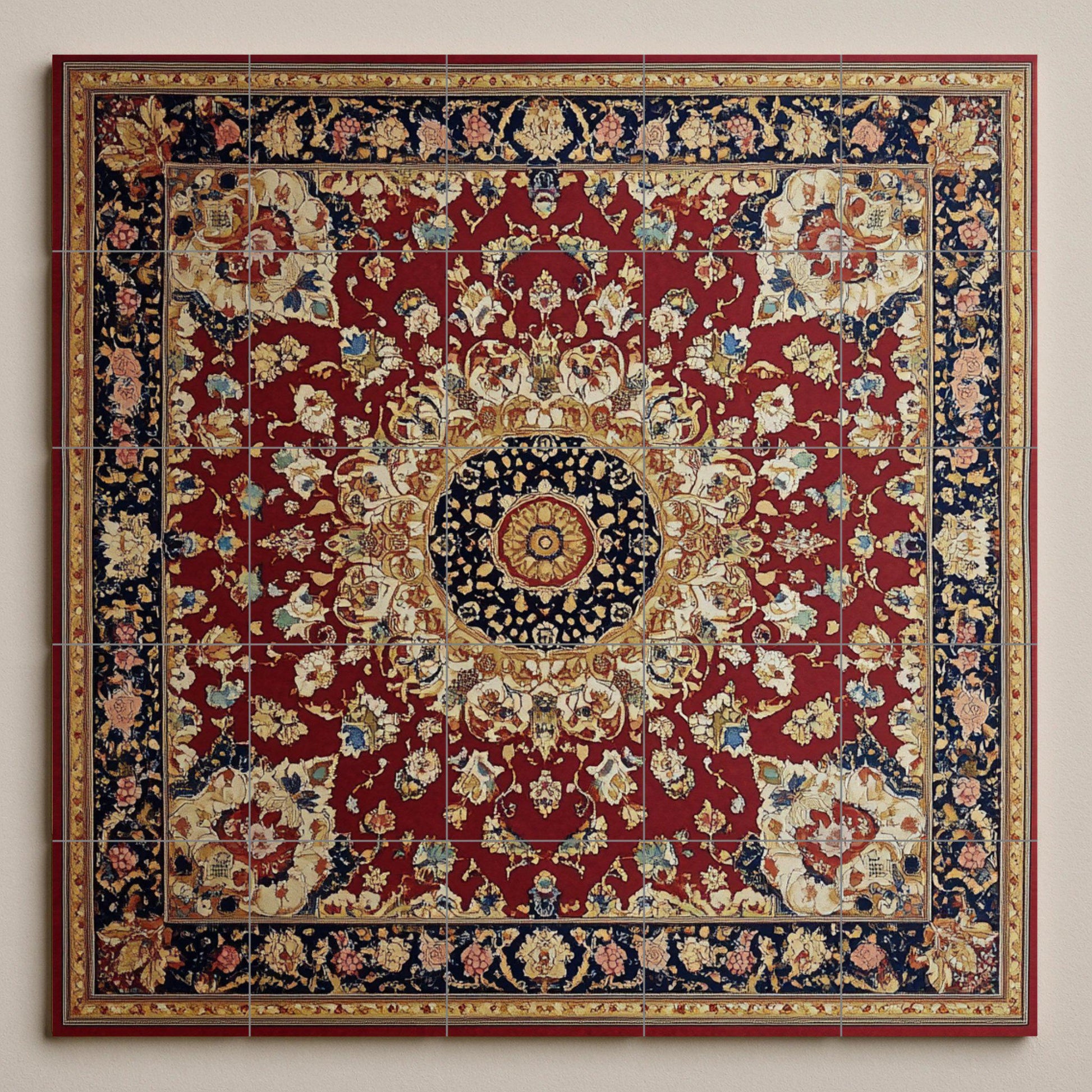 Heritage Persian — Folk & Ornamental Art · Tile Wall Art
