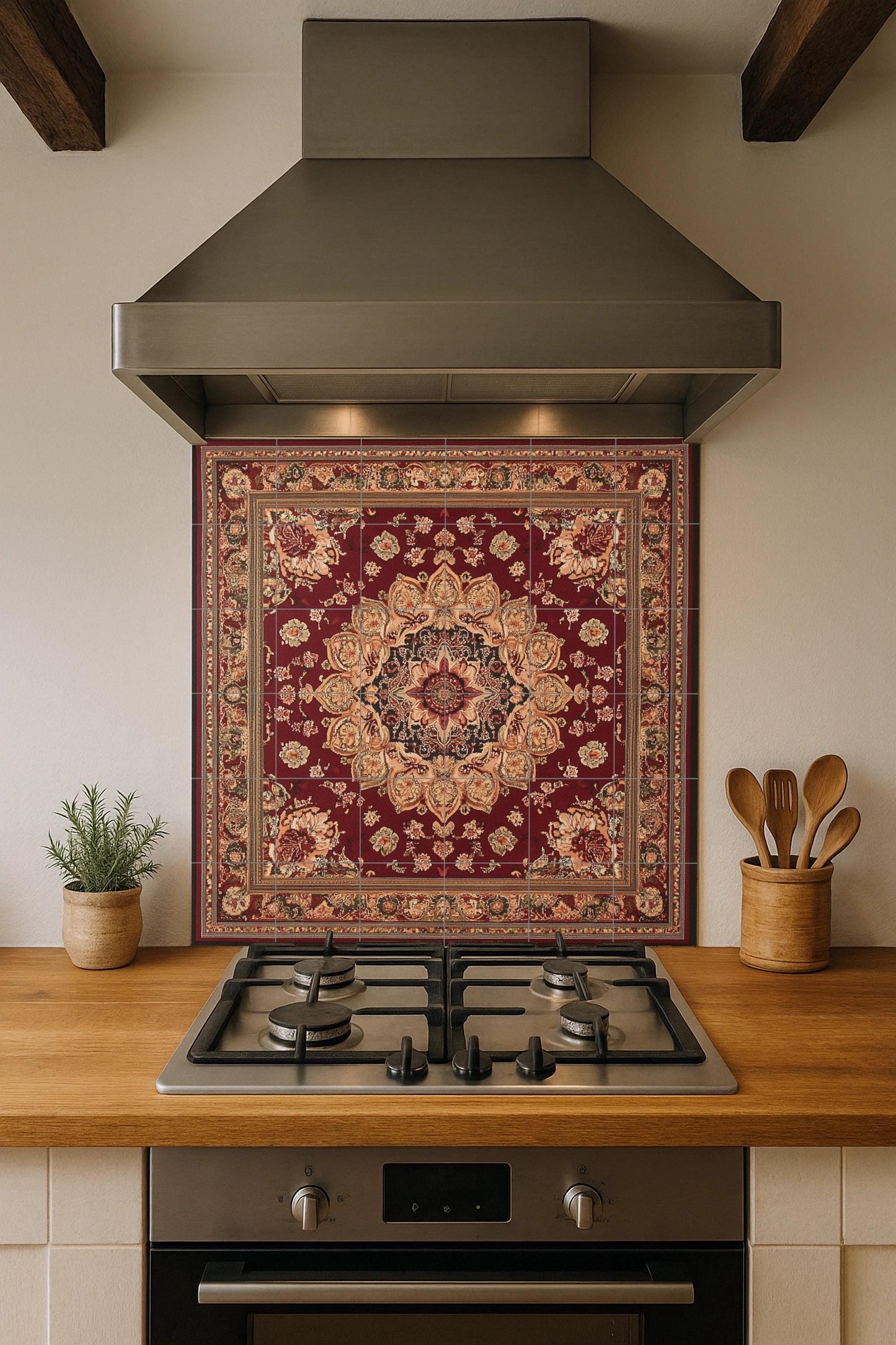 Ceramic Tile Mural: Oriental — Nature Wall Art