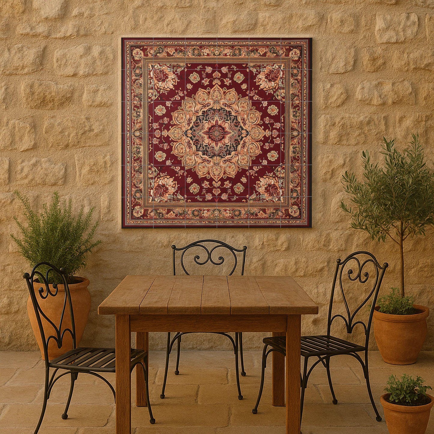 Ceramic Tile Mural: Oriental — Nature Wall Art