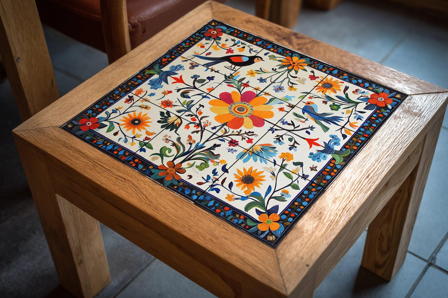 Ceramic Tile Mural: Cerámica Folk polaca — Travel Wall Décor