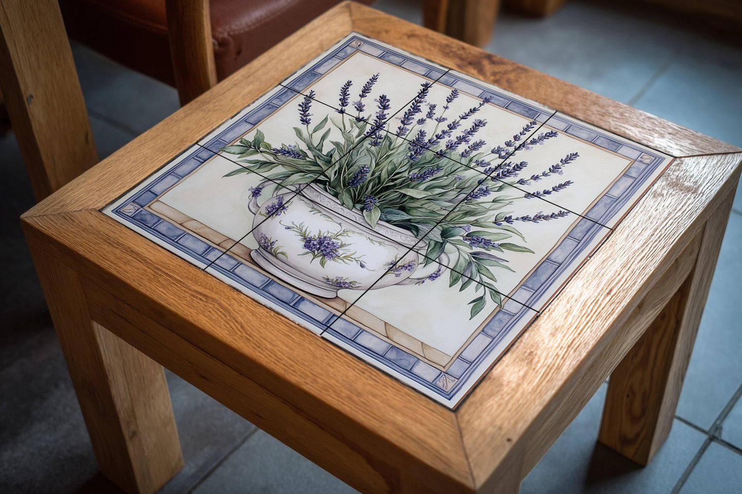 Mural de lavanda provenzal