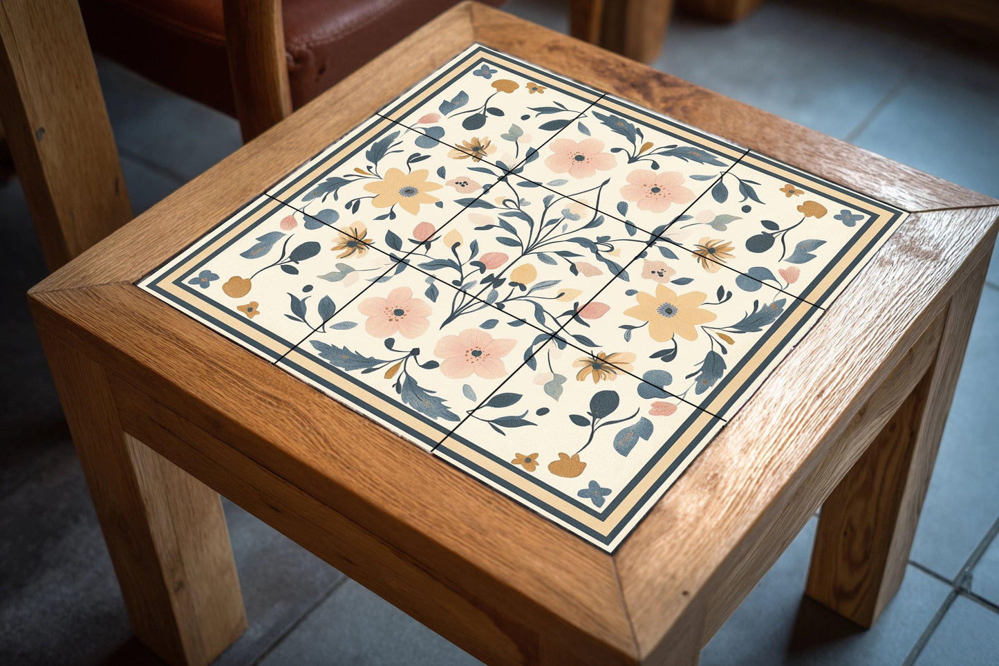 Floral de kurbits suecos — Mythology Wall Art · Tile Wall Art