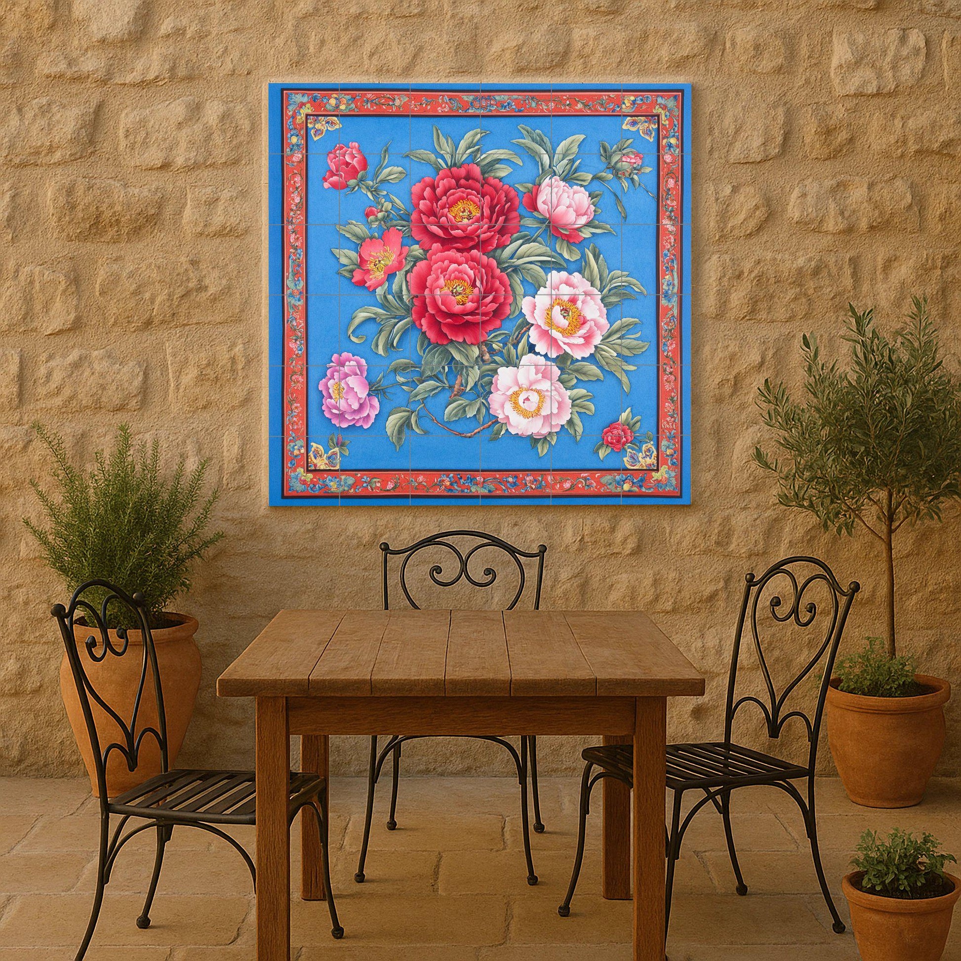 Fliesenbild Gran Wandbild Floral von cerámica — Blumen & Landschaften
