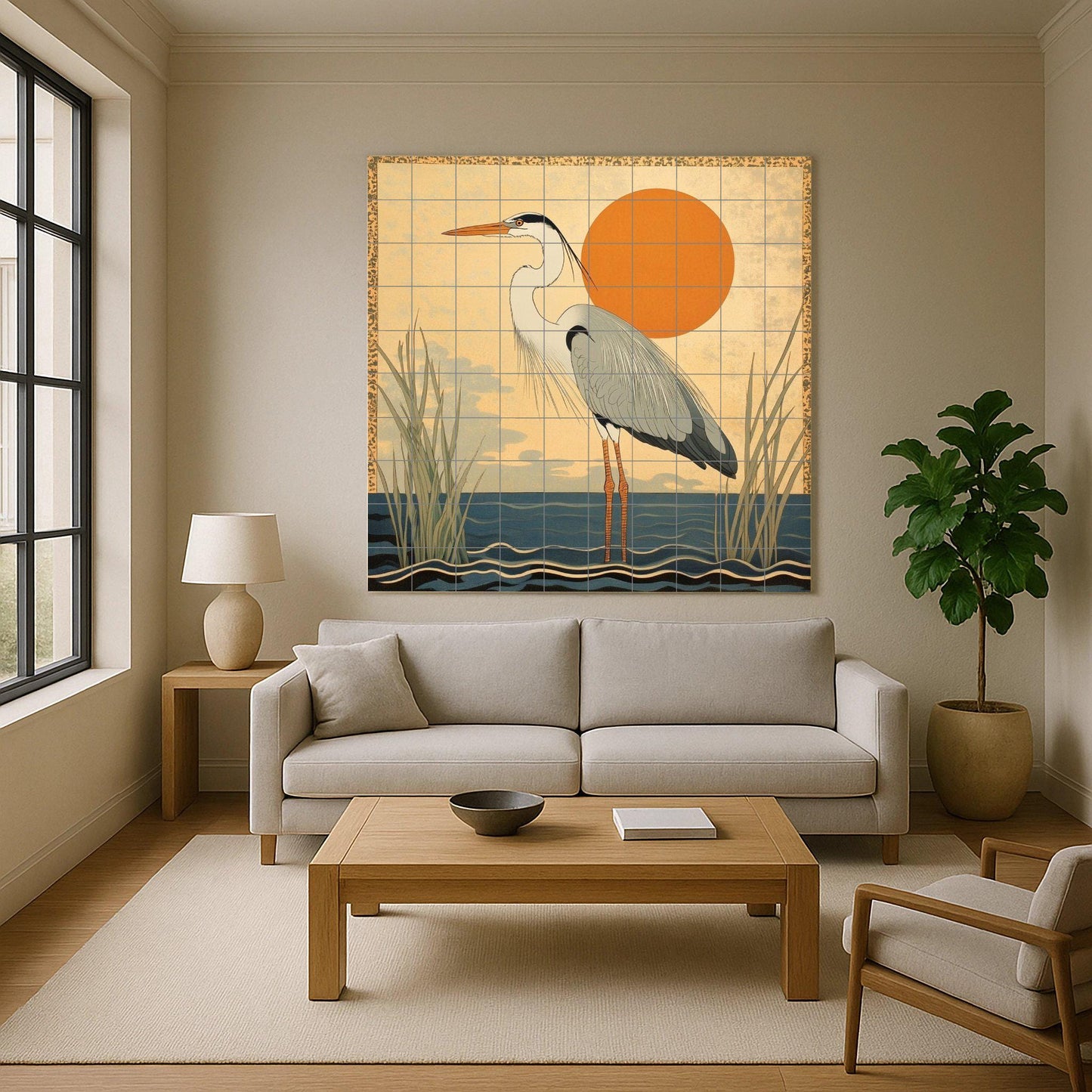 Mural cerámico Golden Horizon