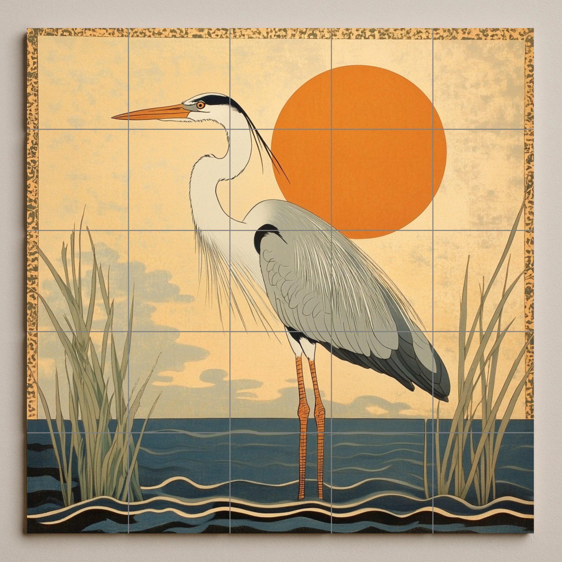 Mural cerámico Golden Horizon