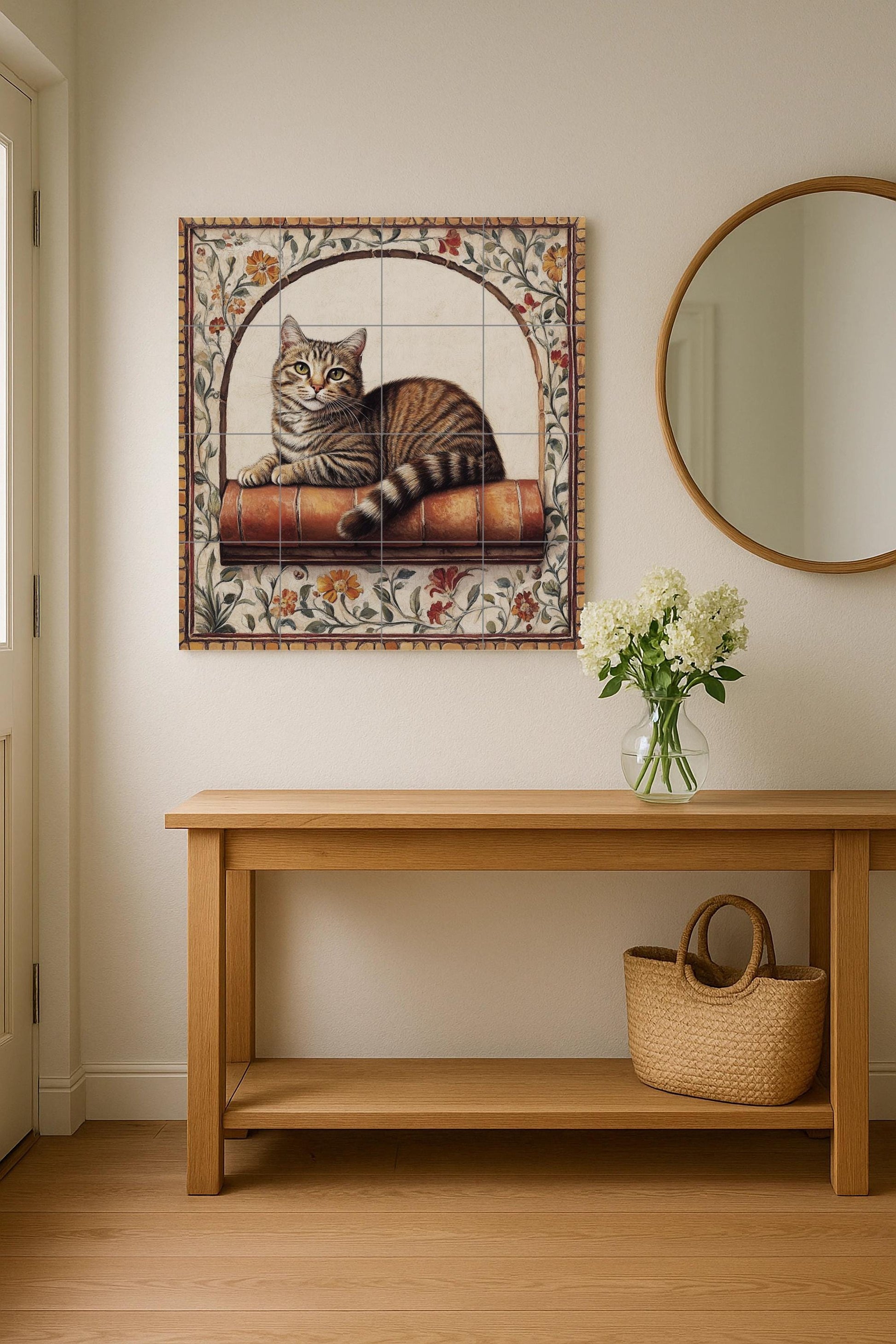 Fliesenbild Katze atigrado — Garten- & Natur-Dekor
