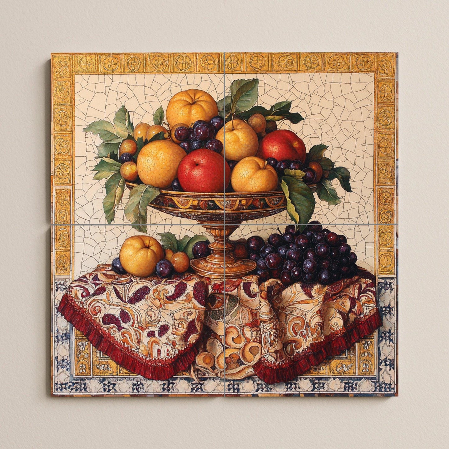 Mural cerámico de bodegón
