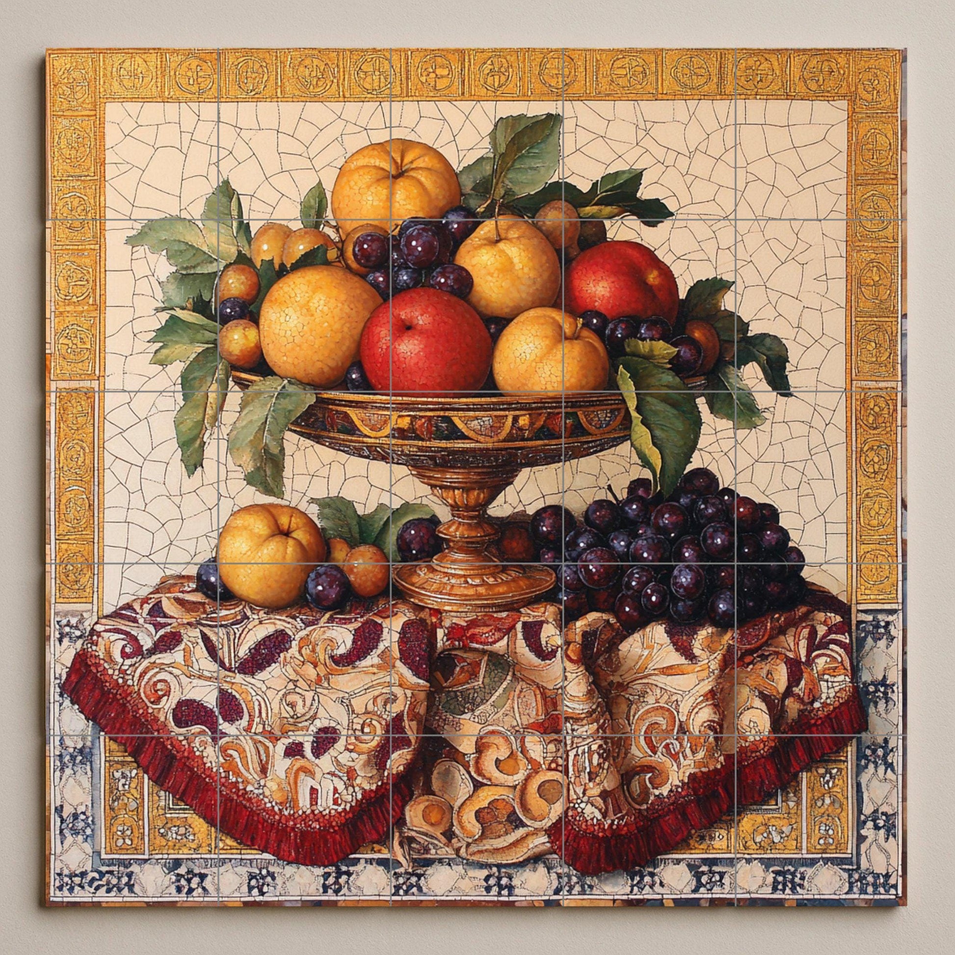 Mural cerámico de bodegón