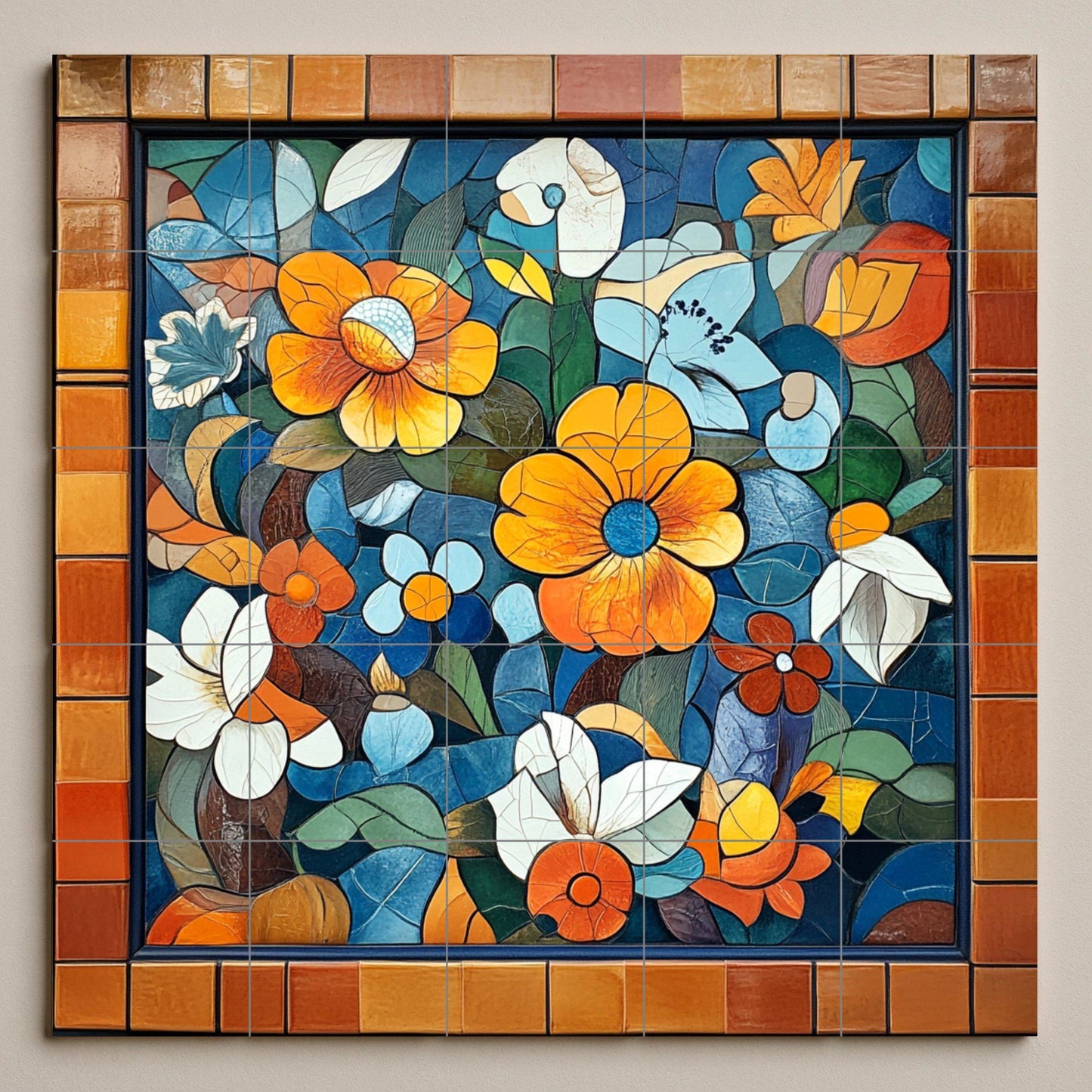 Modernista catalán — Nature Wall Art · Tile Wall Art