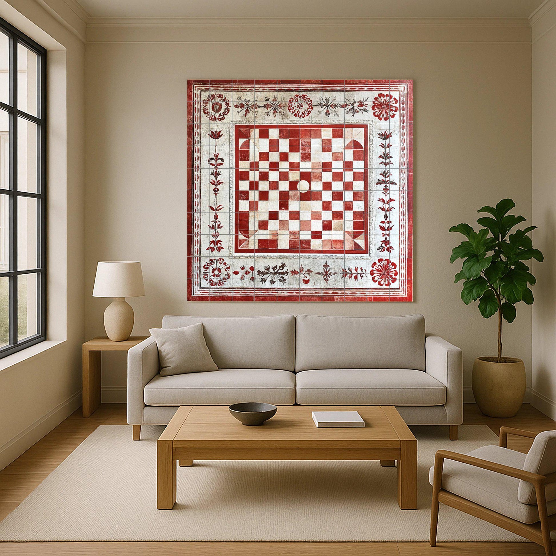 Fresque en Carrelage Cuadros croatas — Fleurs et Paysages