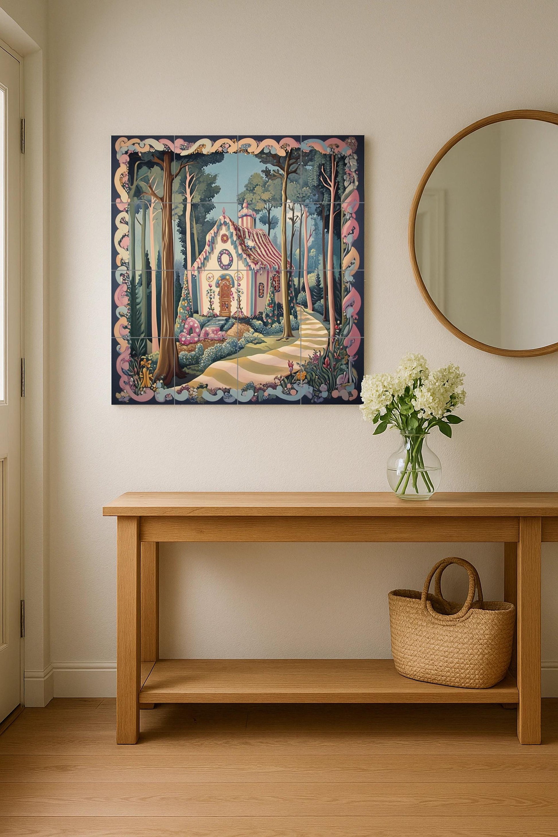 Hansel e Gretel · Murale Ceramico — Leggende ed Epica
