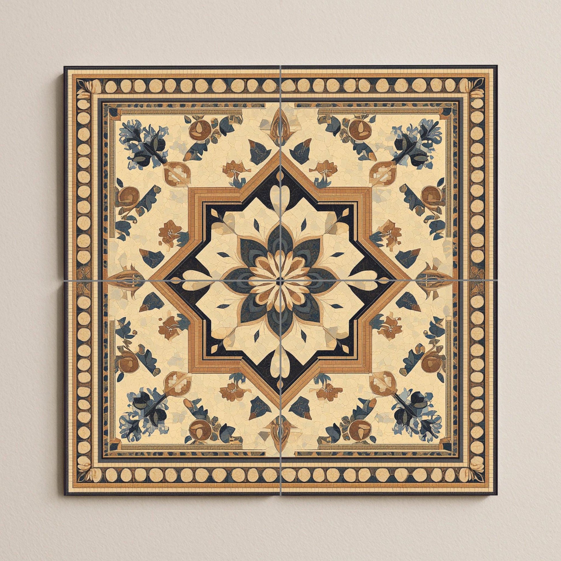 En tonos desérticos — Nature Wall Art · Ceramic Tile Mural