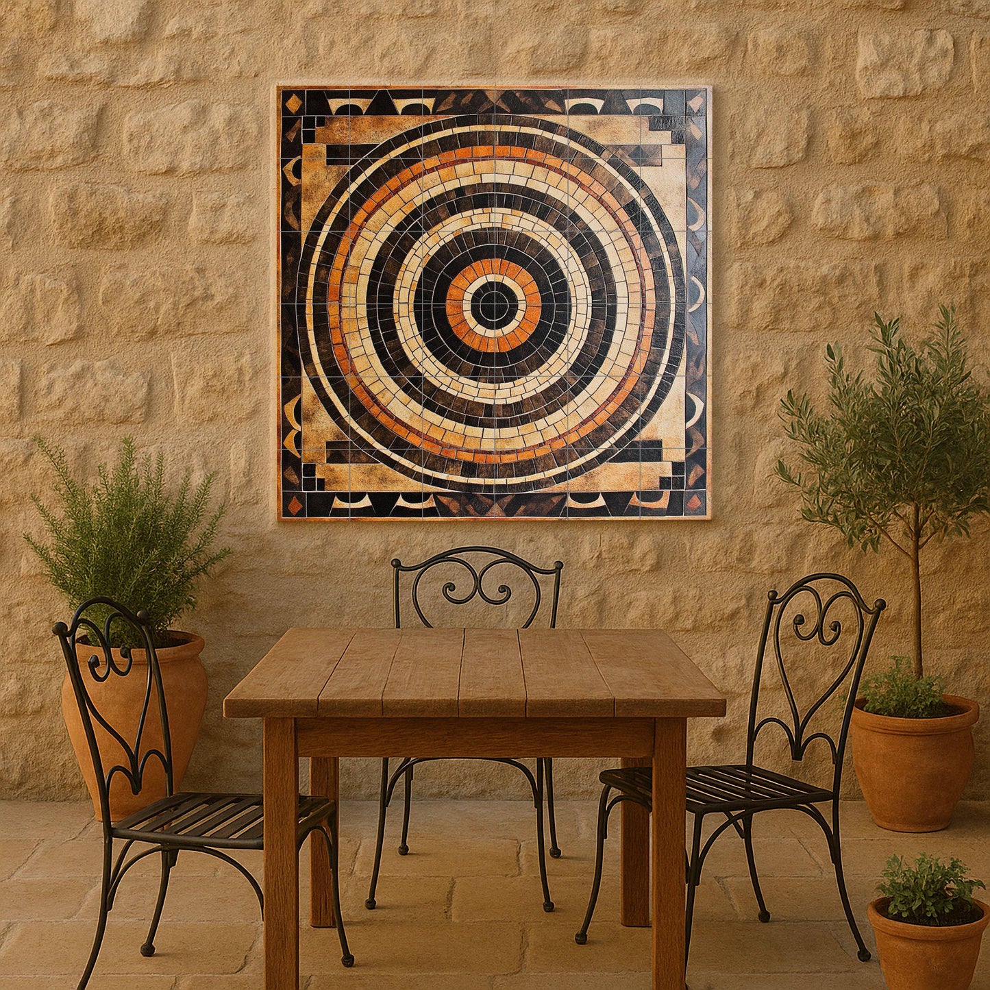 Style Mosaic — Folk & Ornamental Art · Tile Wall Art