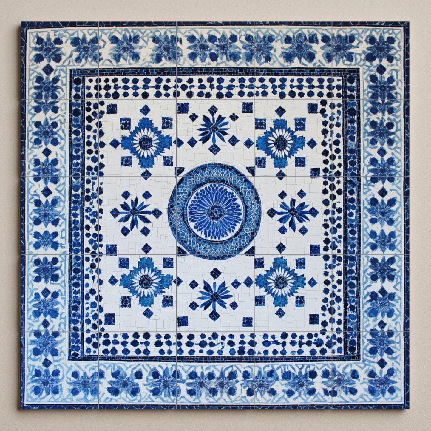 Norteafricano — Fiori e Paesaggi, Arte da Parete in Ceramica
