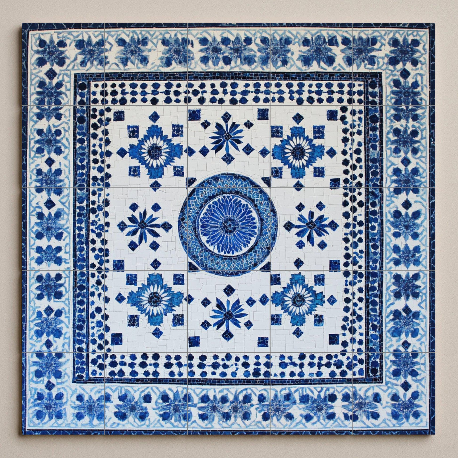 Norteafricano — Fiori e Paesaggi, Arte da Parete in Ceramica