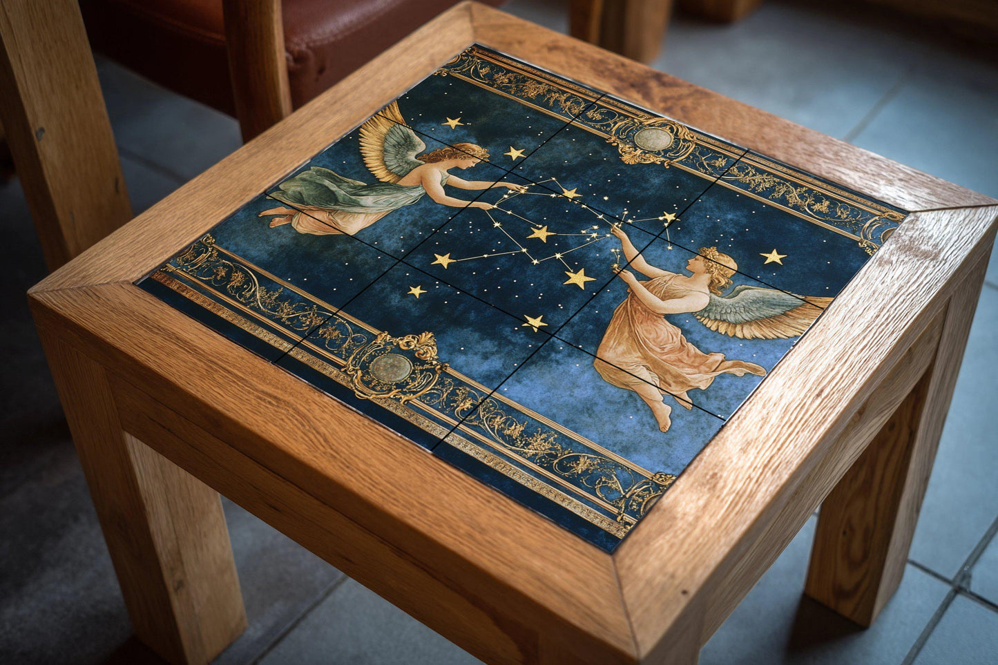 Fresque en Carrelage Renacentistas celestiales con constelaciones — Légendes et Épopées