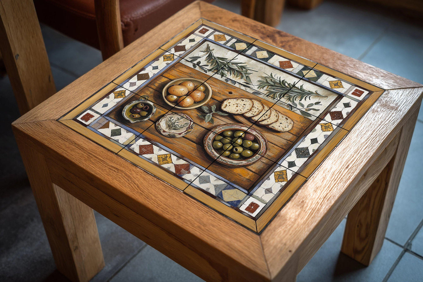 Rustic mediterránea — Culinary Wall Décor · Tile Wall Art