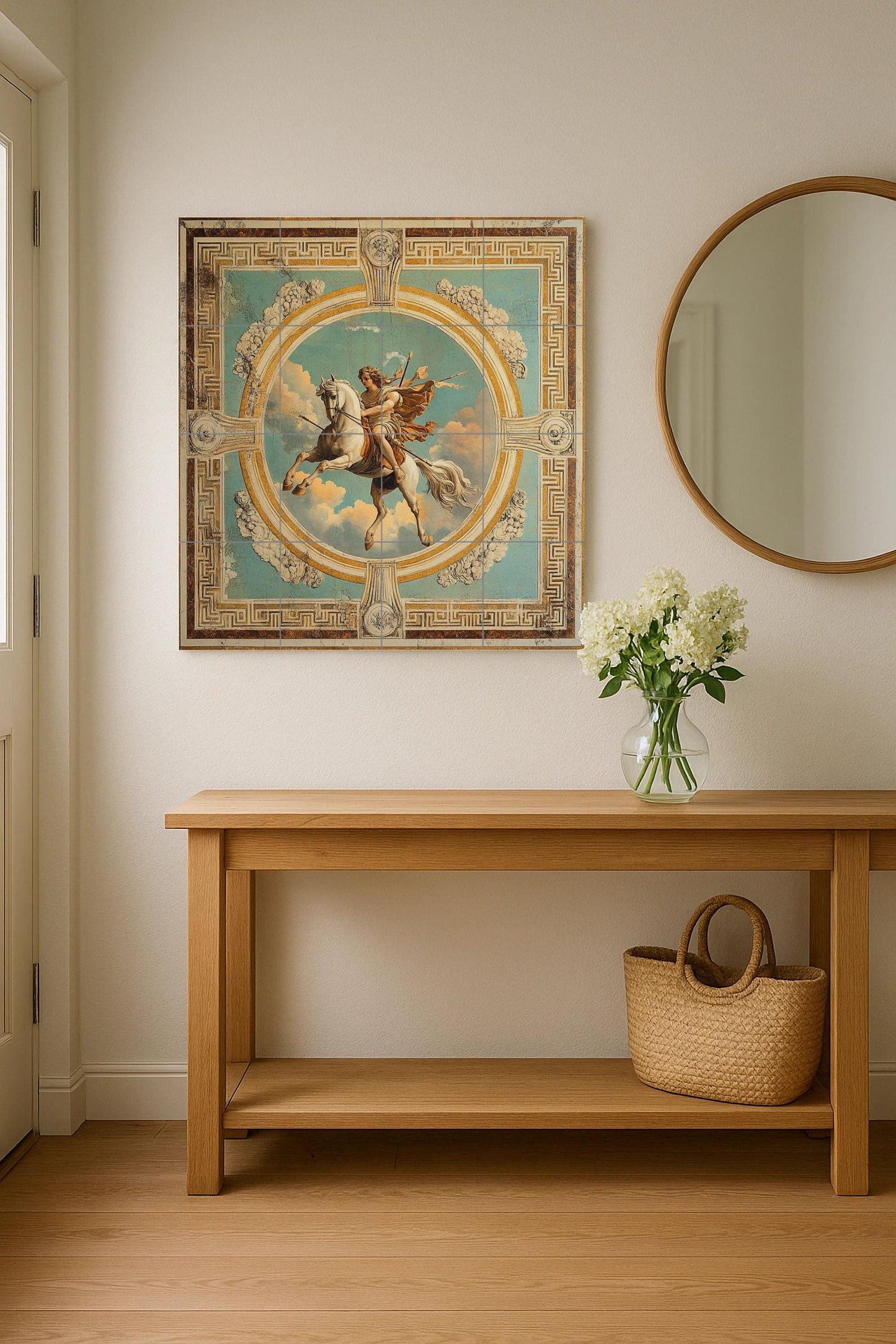 Mitología Classique · Fresque Céramique — Décor de Légende Antique
